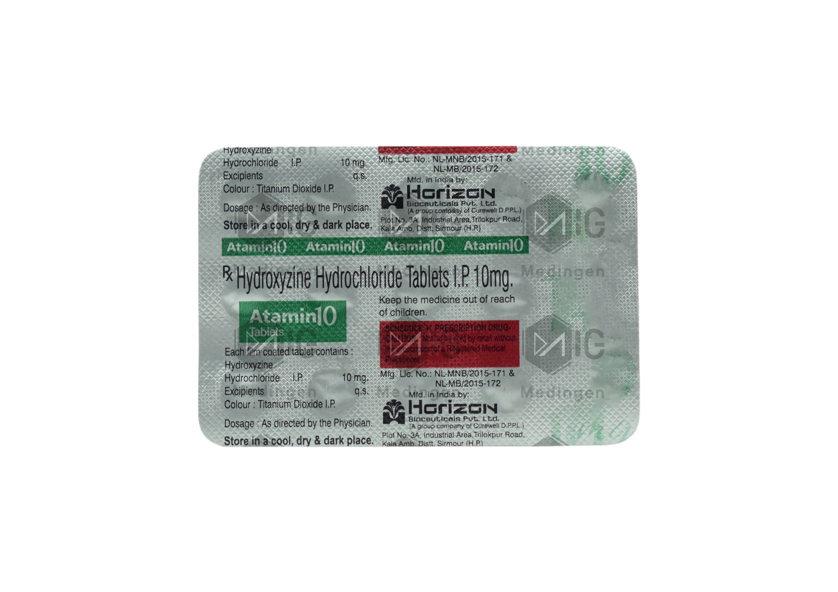 Atamin 10mg Tablet : View Uses, Side Effects, Price & Substitutes