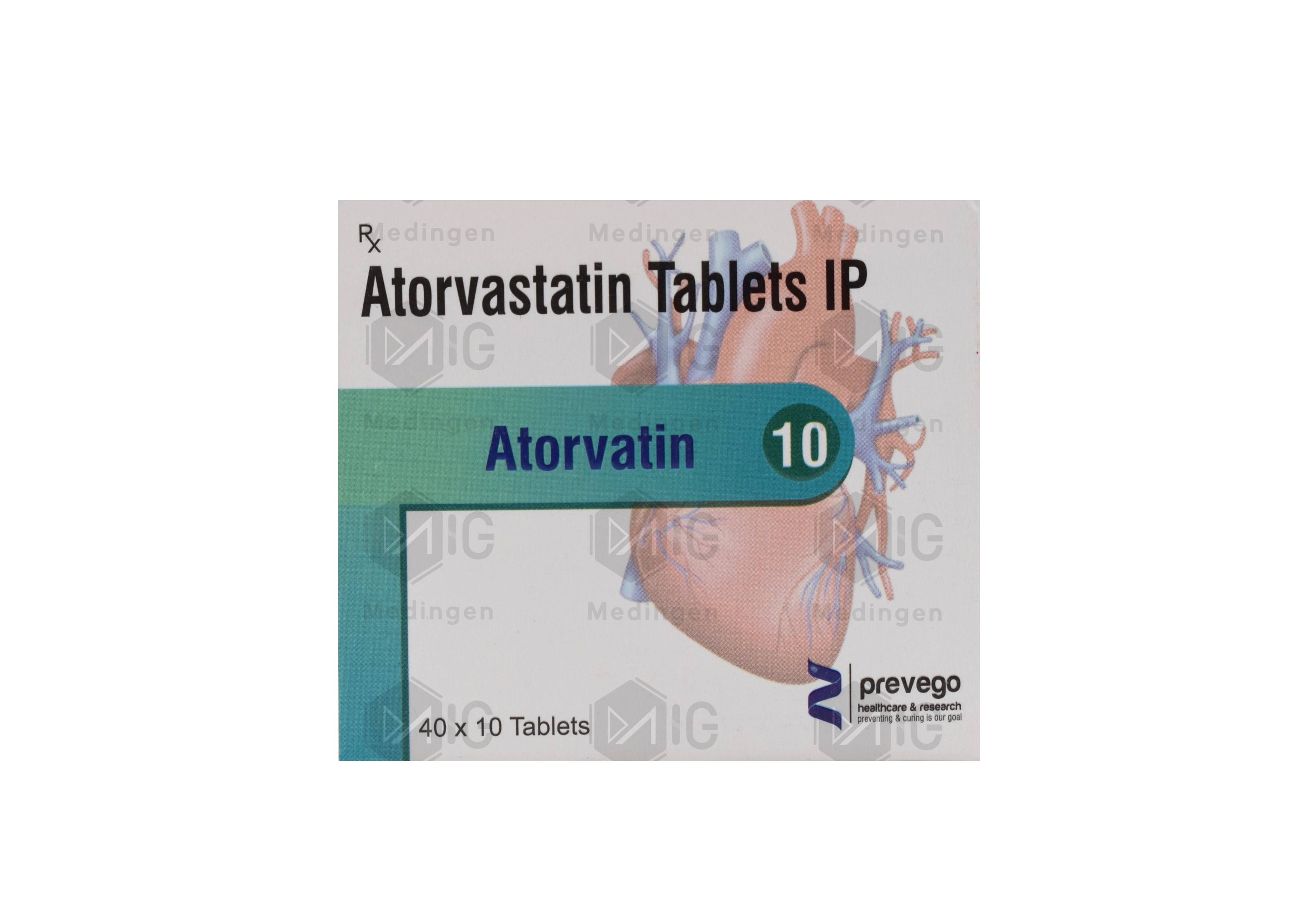 Atorvatin 10mg Tablet: View Uses, Side Effects, Price & Substitutes.