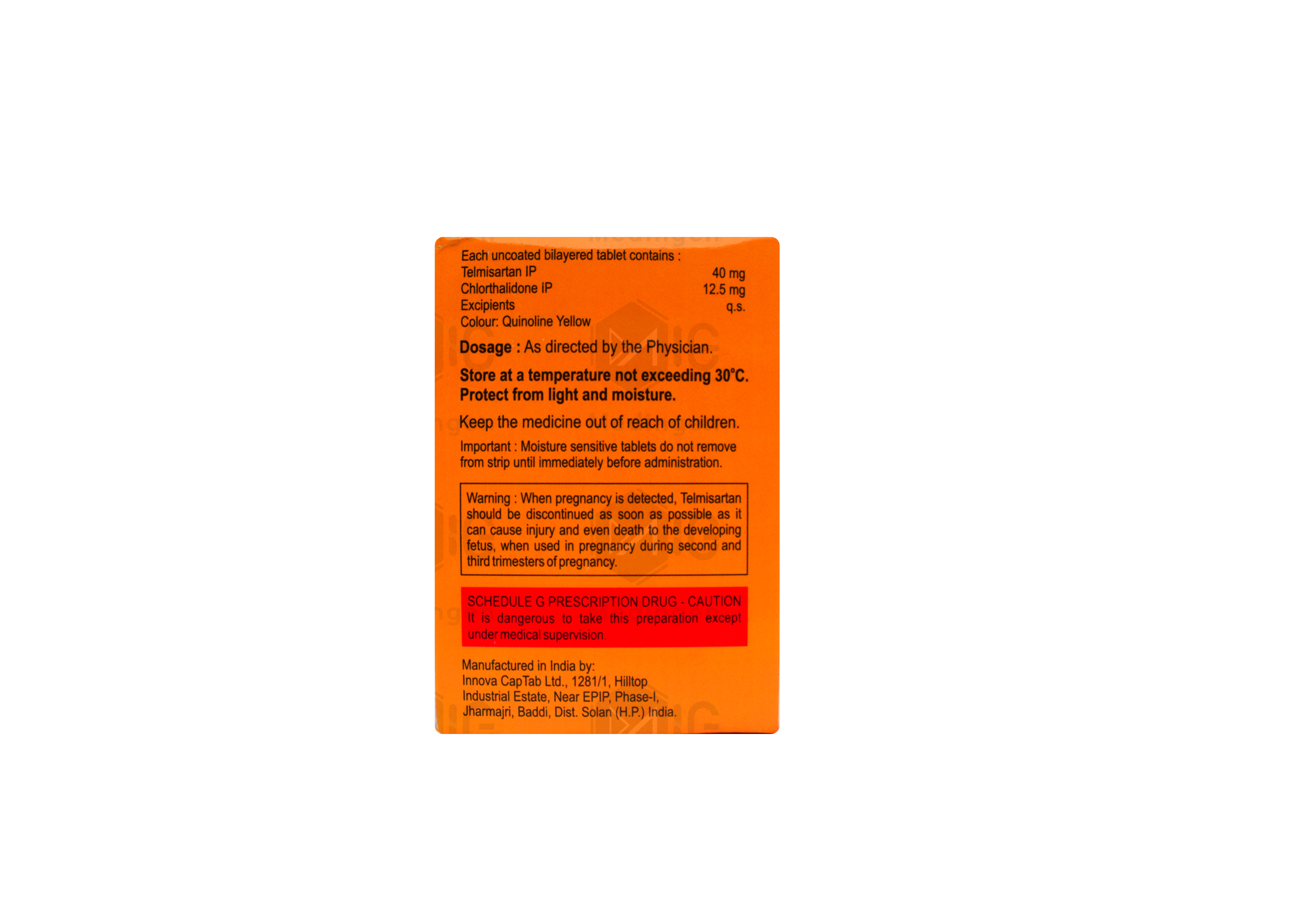 ZENSAMAX CT 40 12.5MG 