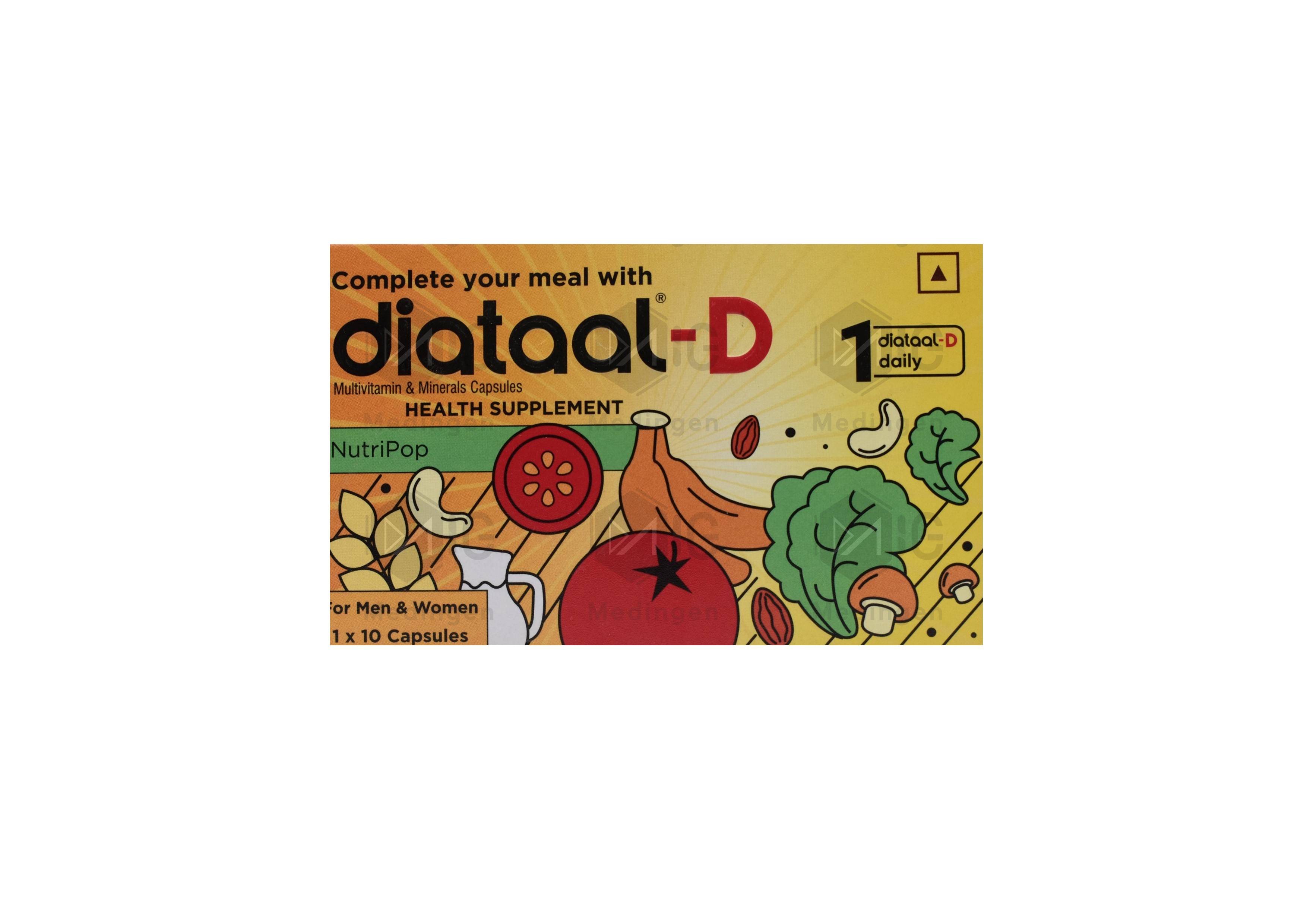 Diataal D Capsule: View Uses, Side Effects, Price and Substitutes