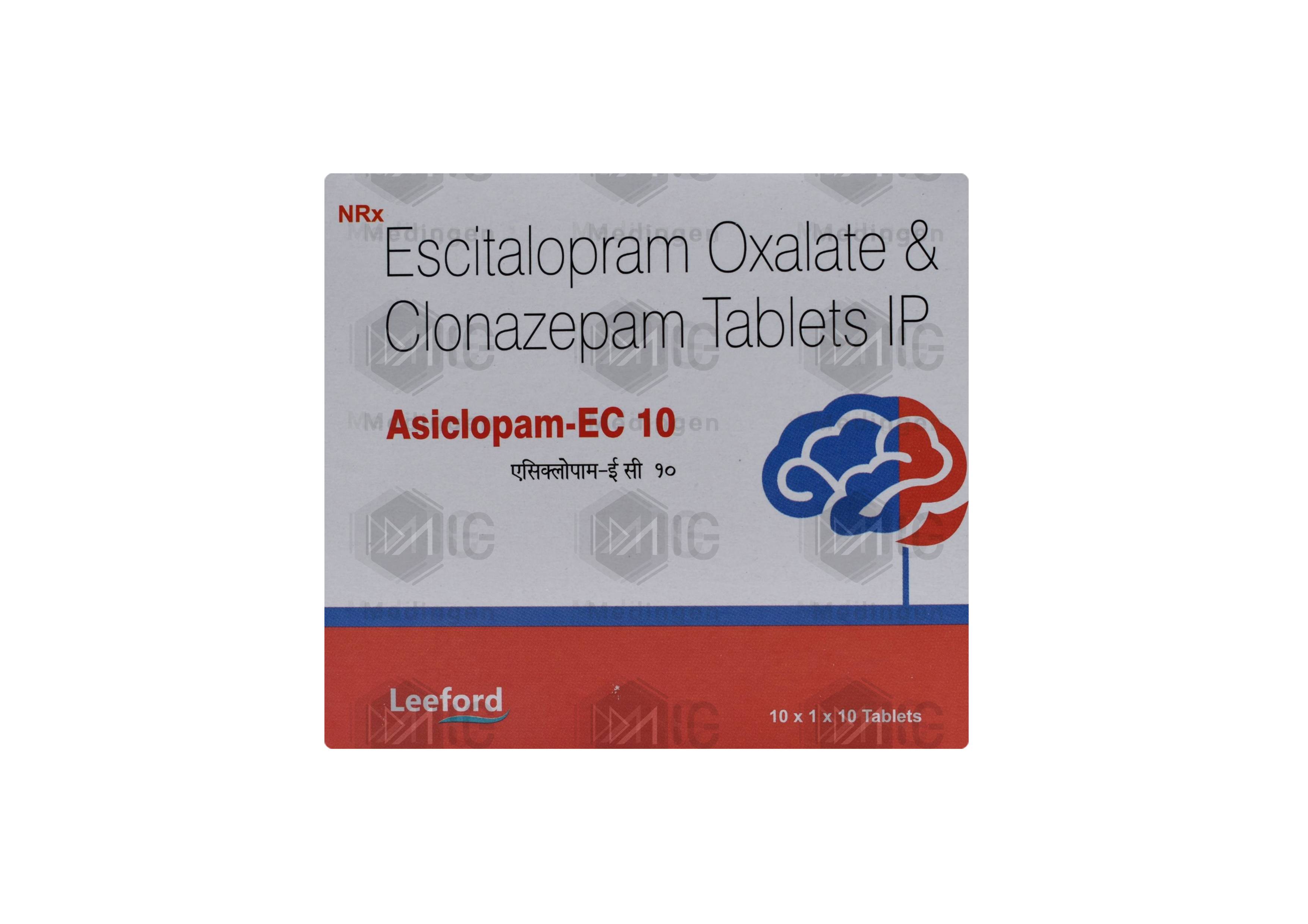 ASICLOPAM EC 10MG
