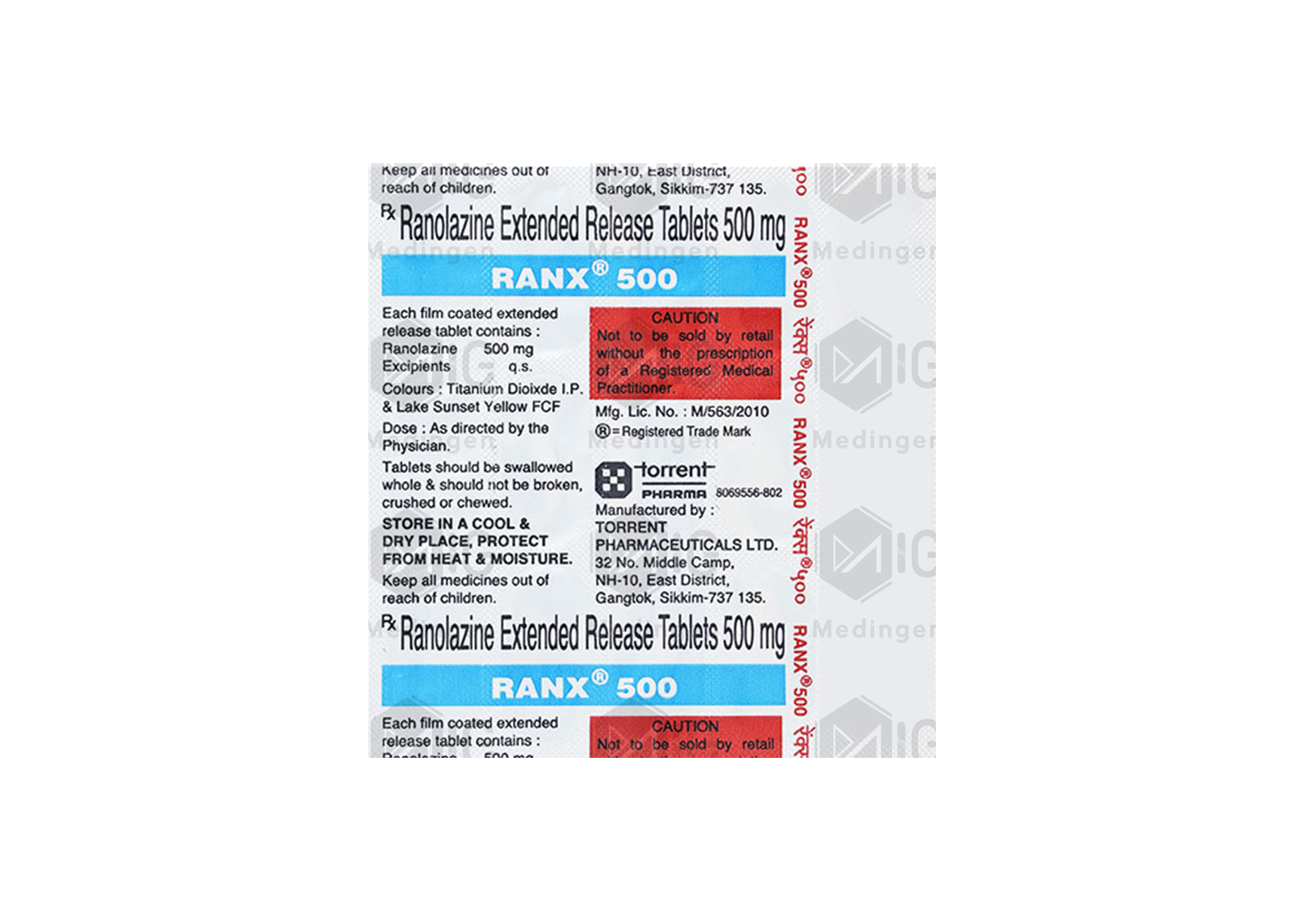 Ranx 500mg: View Uses, Side Effects, Price & Substitutes