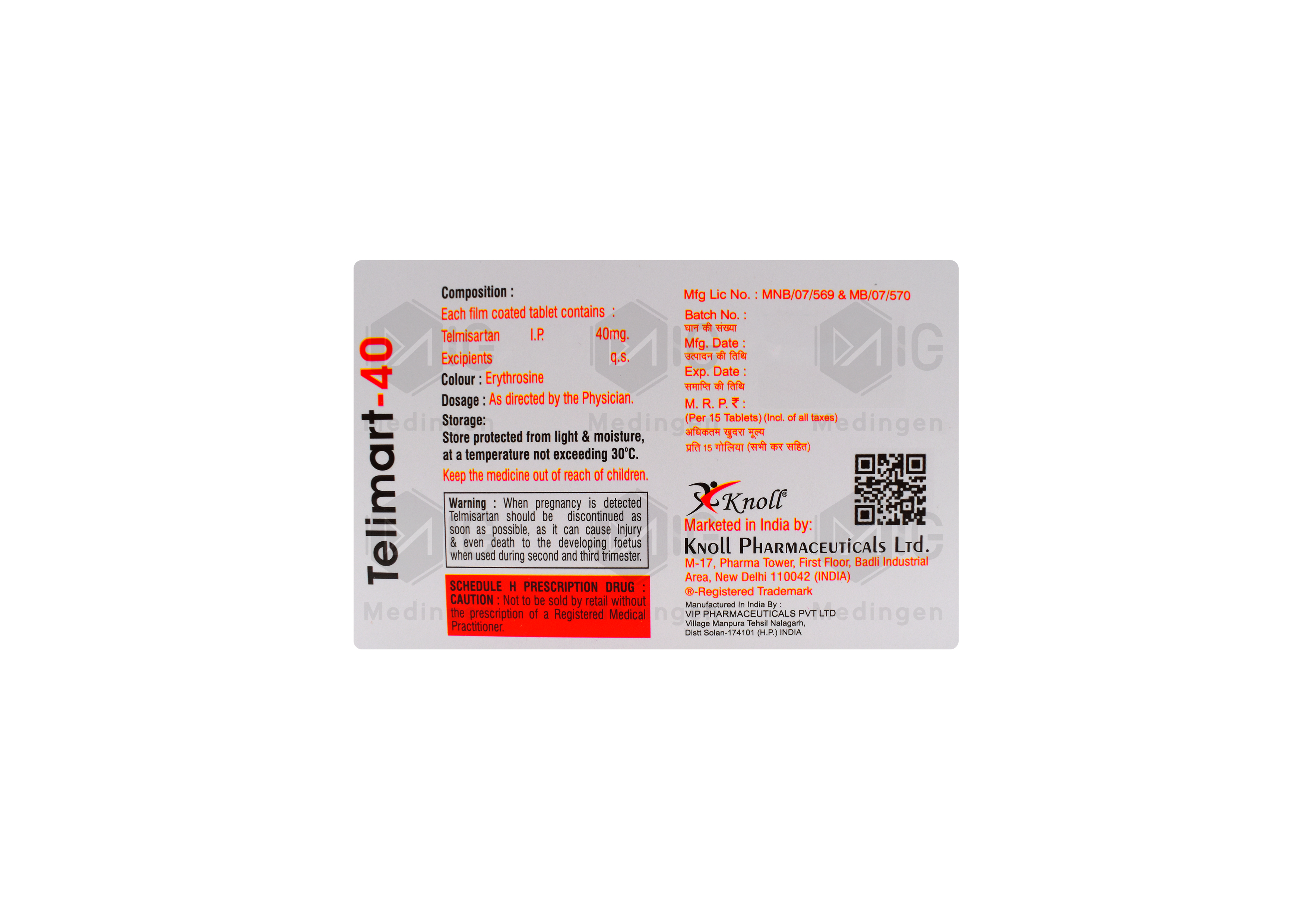 TELIMART 40MG