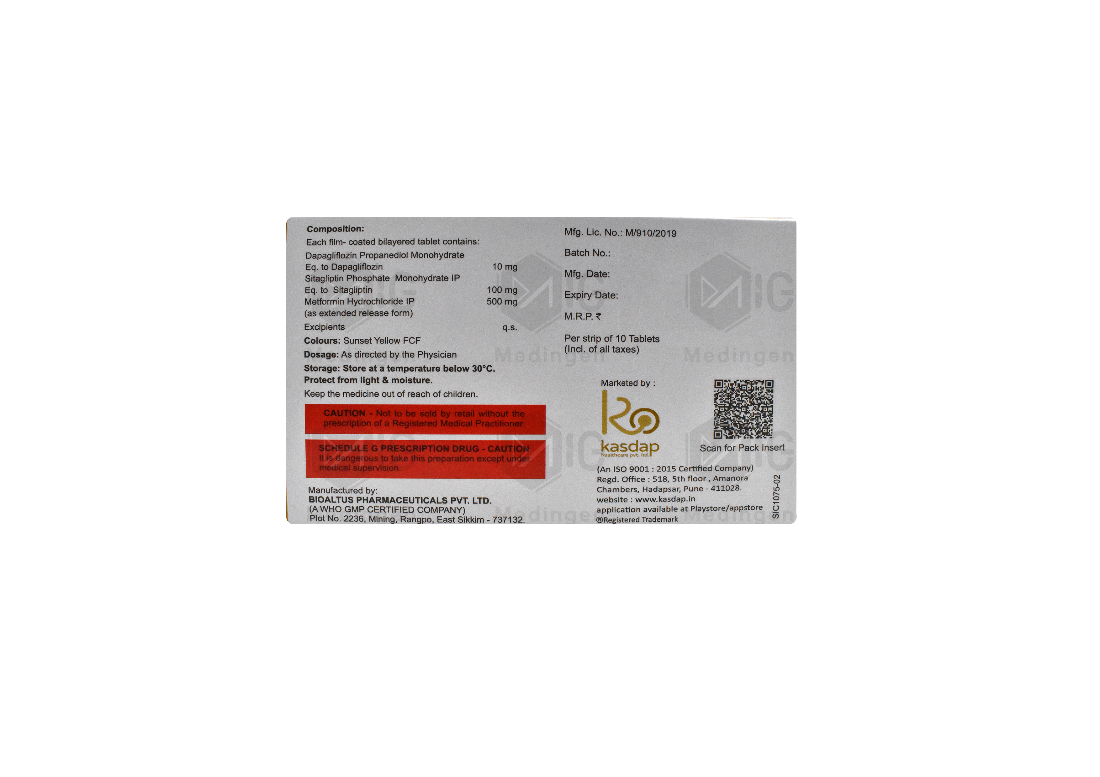 DAPKAS SGM 10/100/500MG thumbnail 2