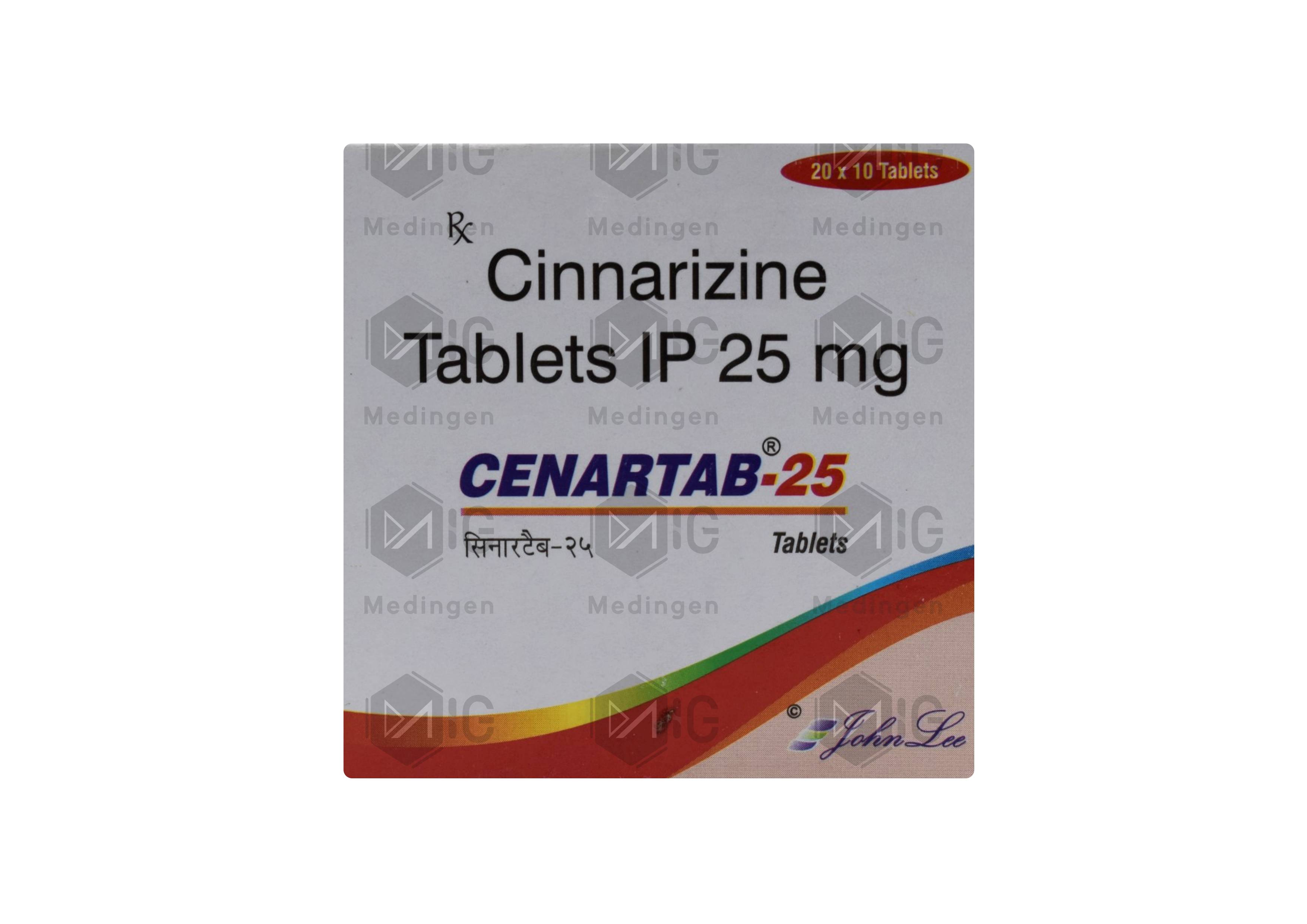 CENARTAB 25MG