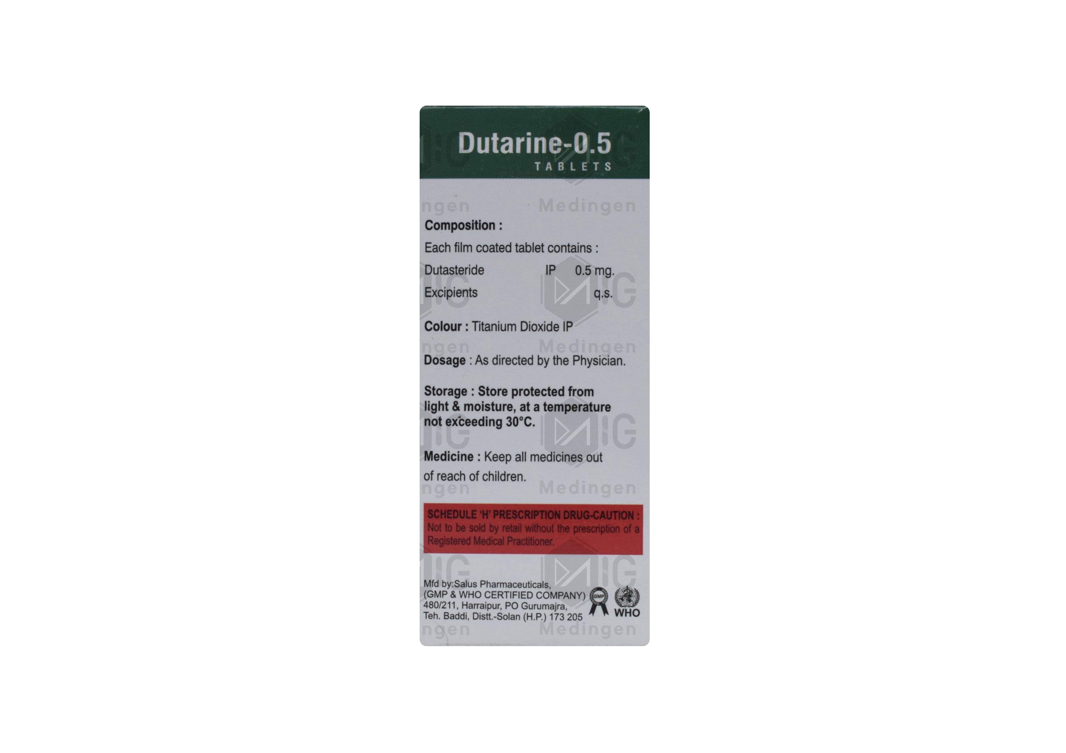 DUTARINE 0.5MG