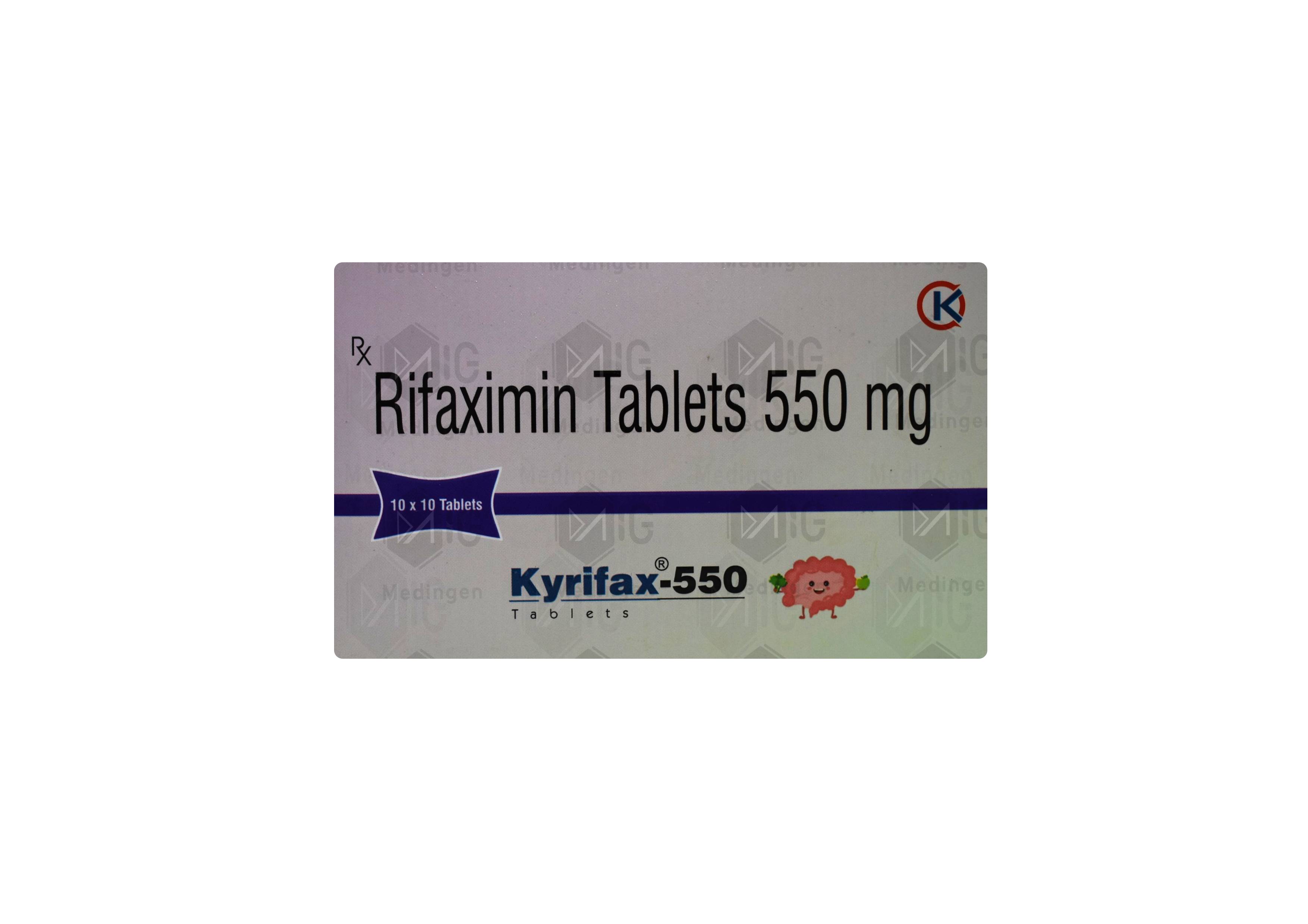 Kyrifax 550mg Tablet: View Uses, Side Effects, Price and Substitutes