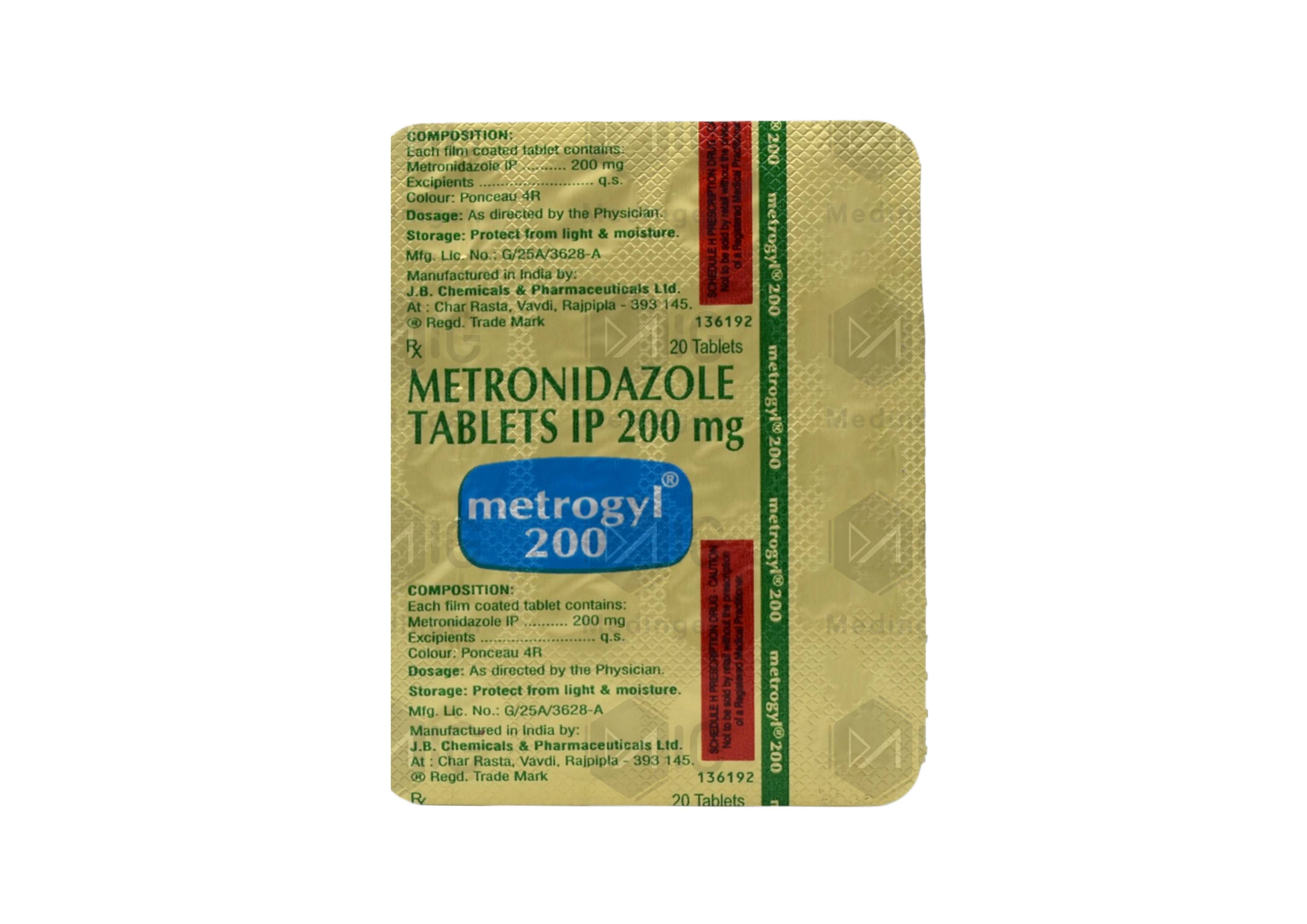 METROGYL 200MG