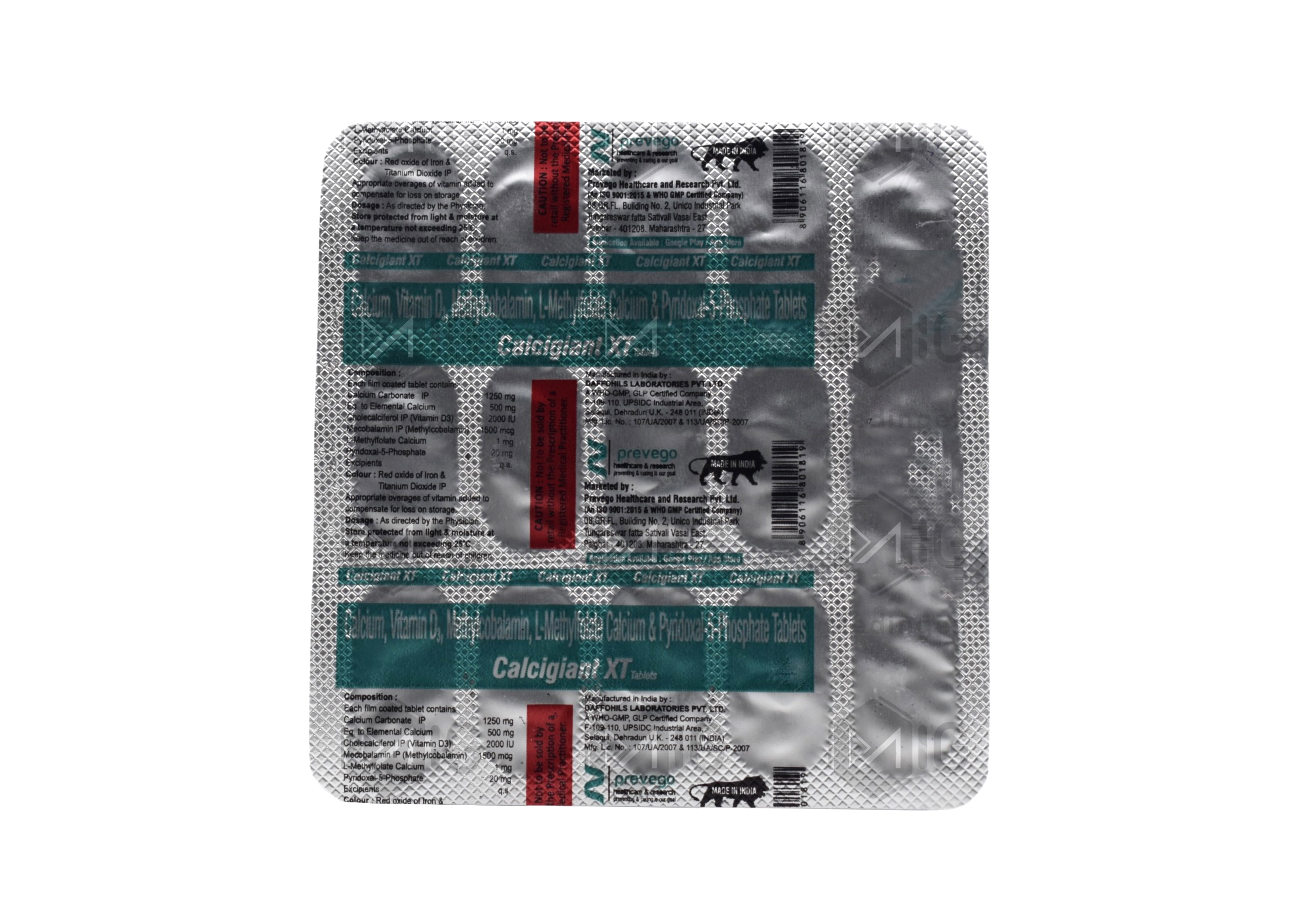 Calcigiant XT Tablet : View Uses, Side Effects, Price & Substitutes.