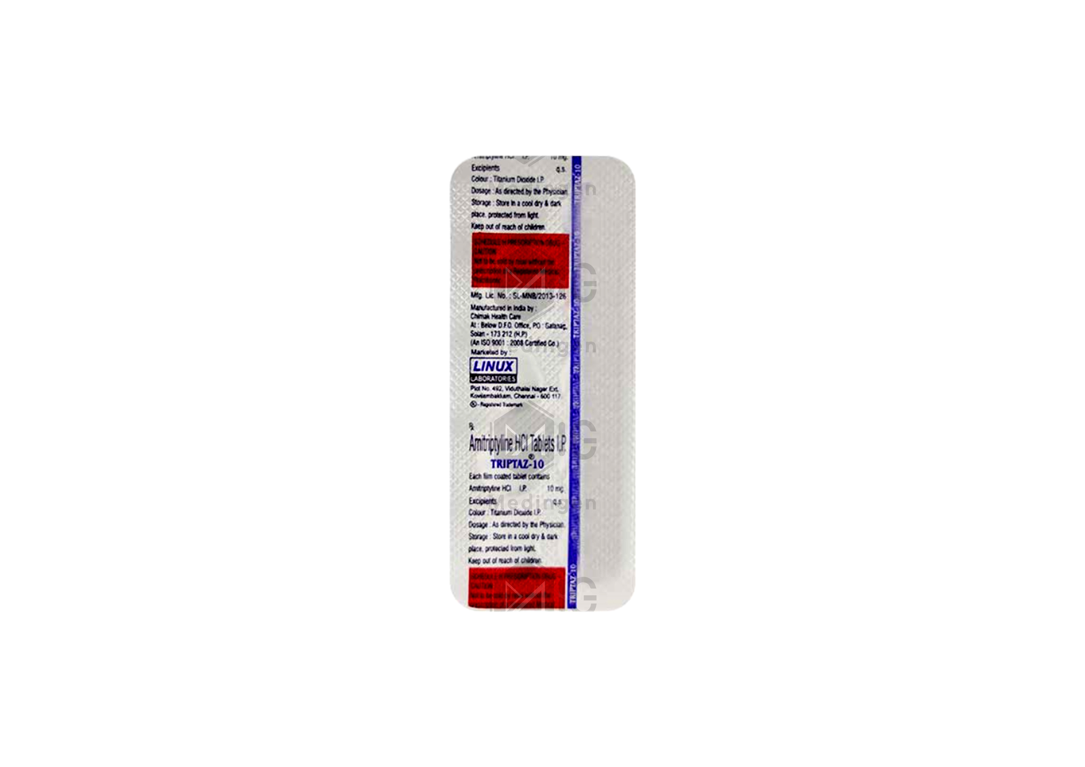 Triptanza Triptaz 10mg Tablet: View Uses, Side Effects, Price & Substitutes