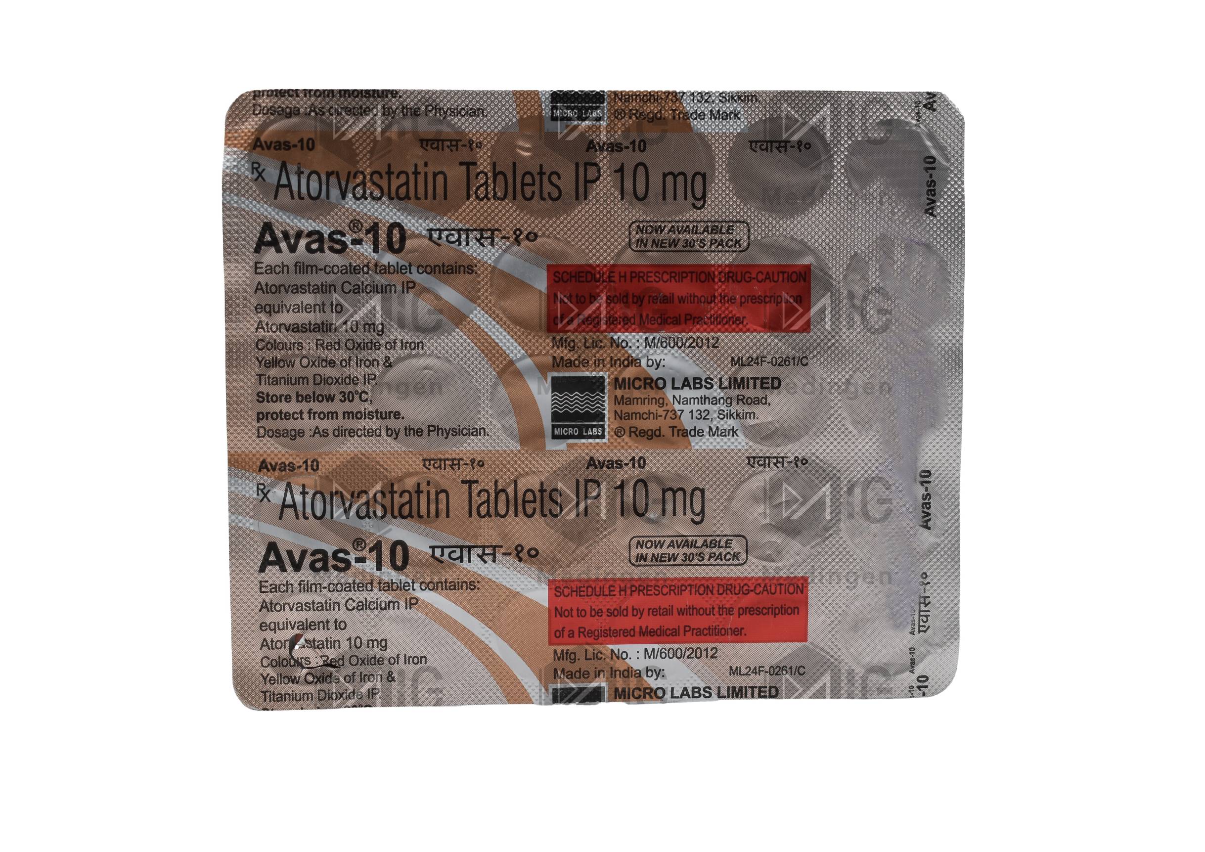 AVAS 10MG
