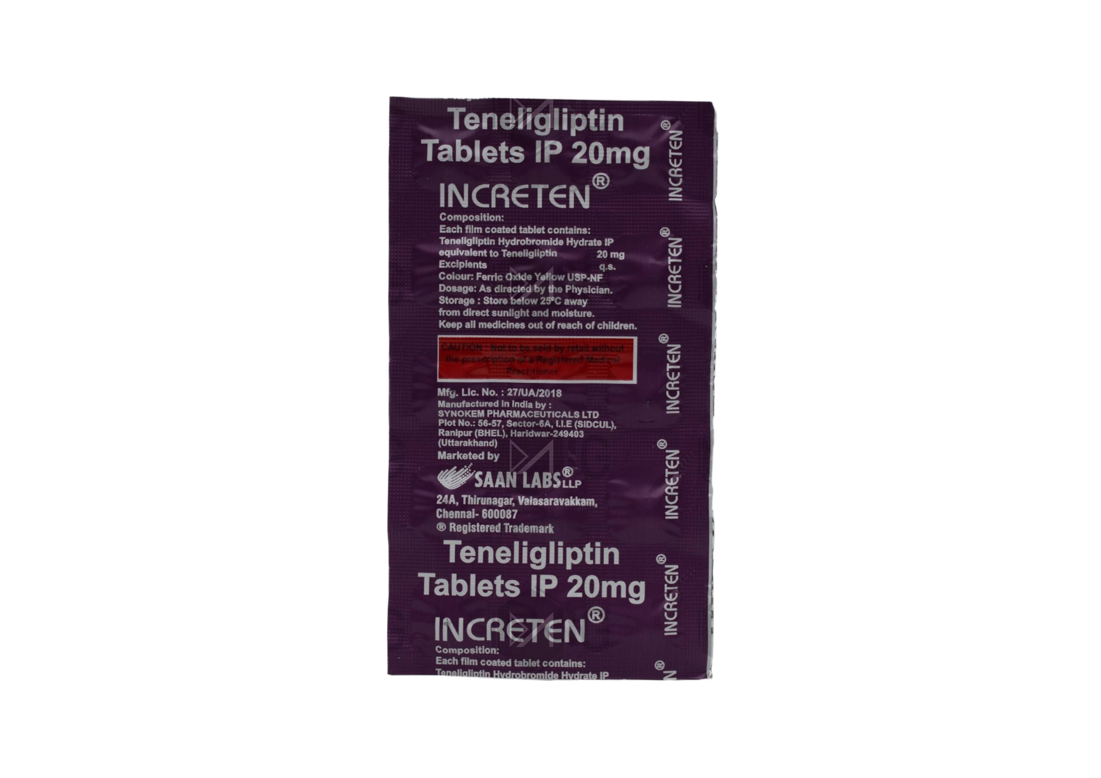 Increten Tablet: Uses, Side Effects, Price & Substitutes