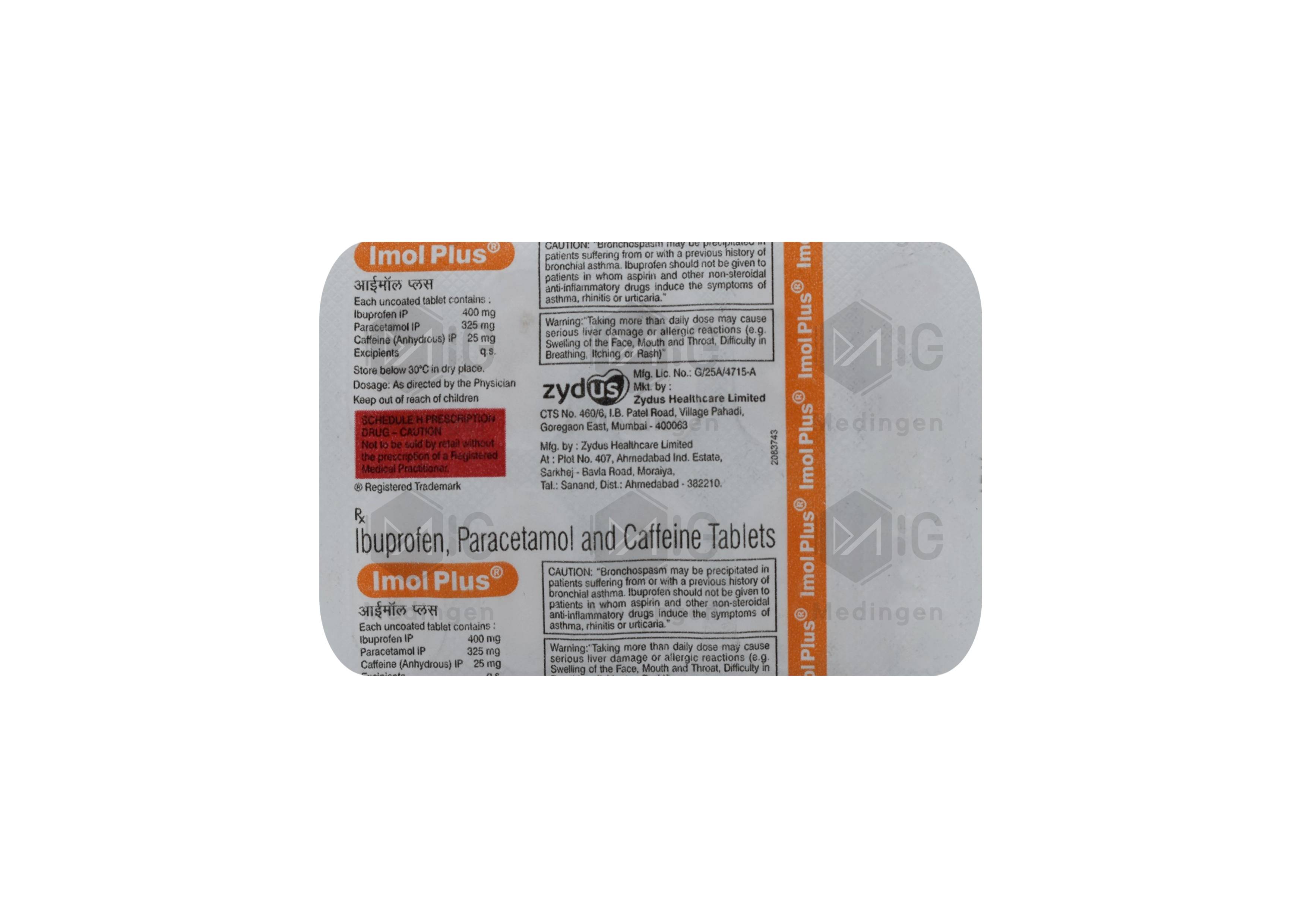 Imol Plus Tablet : View Uses, Side Effects, Price & Substitutes