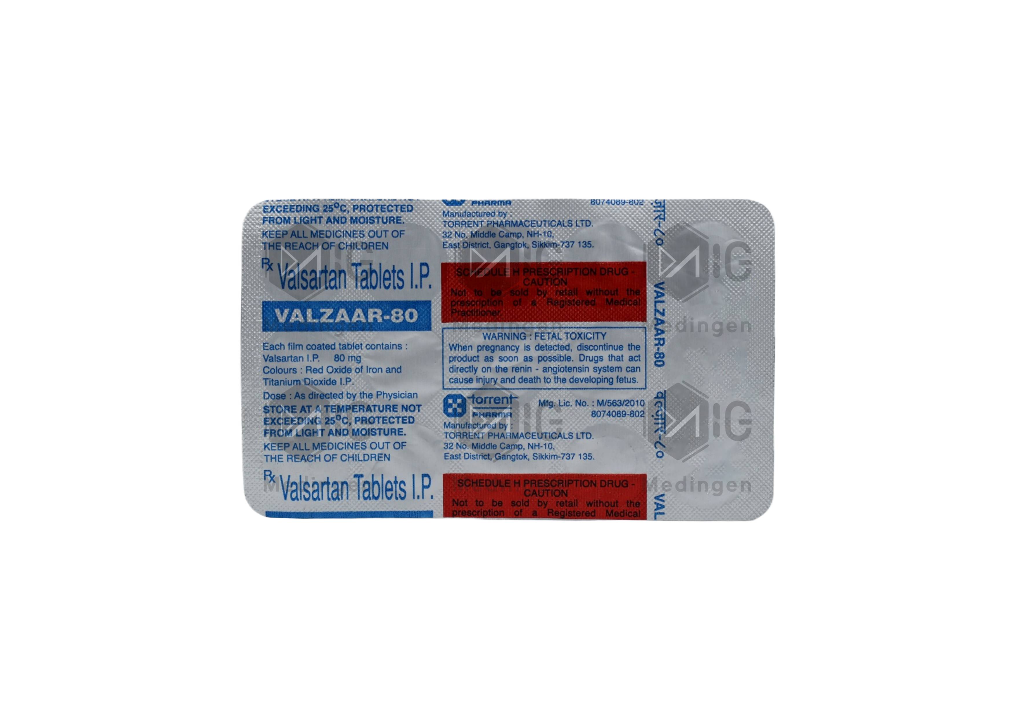 VALZAAR 80MG