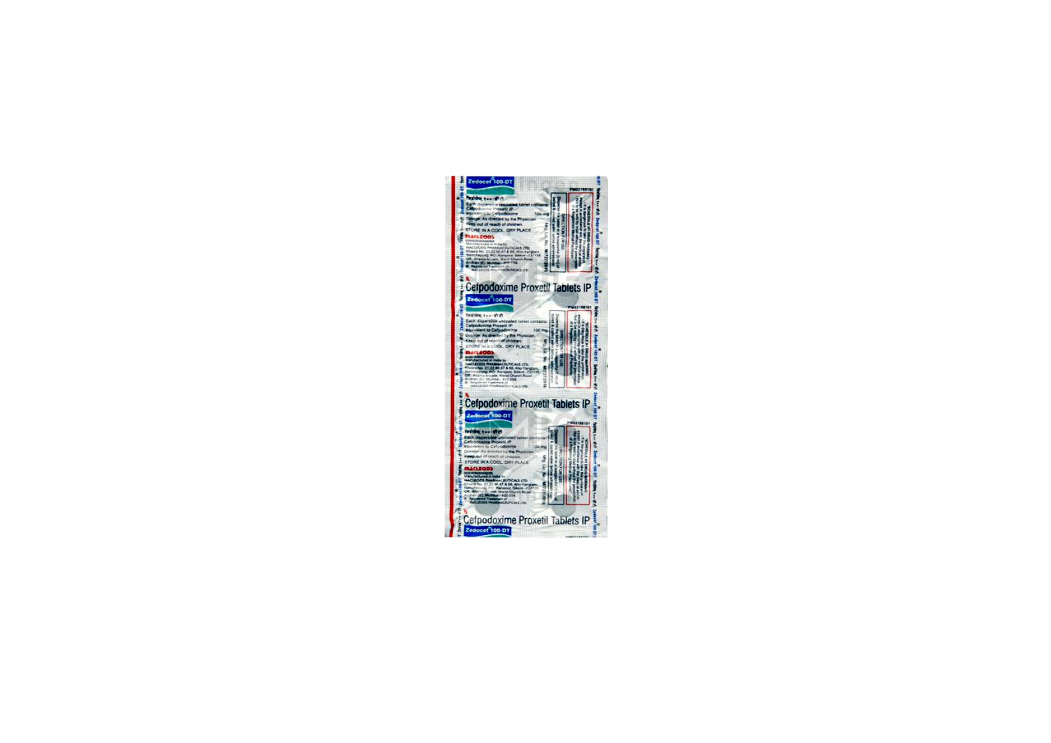 Zedocef 100 DT Tablet: View Uses, Side Effects, Price and Substitutes