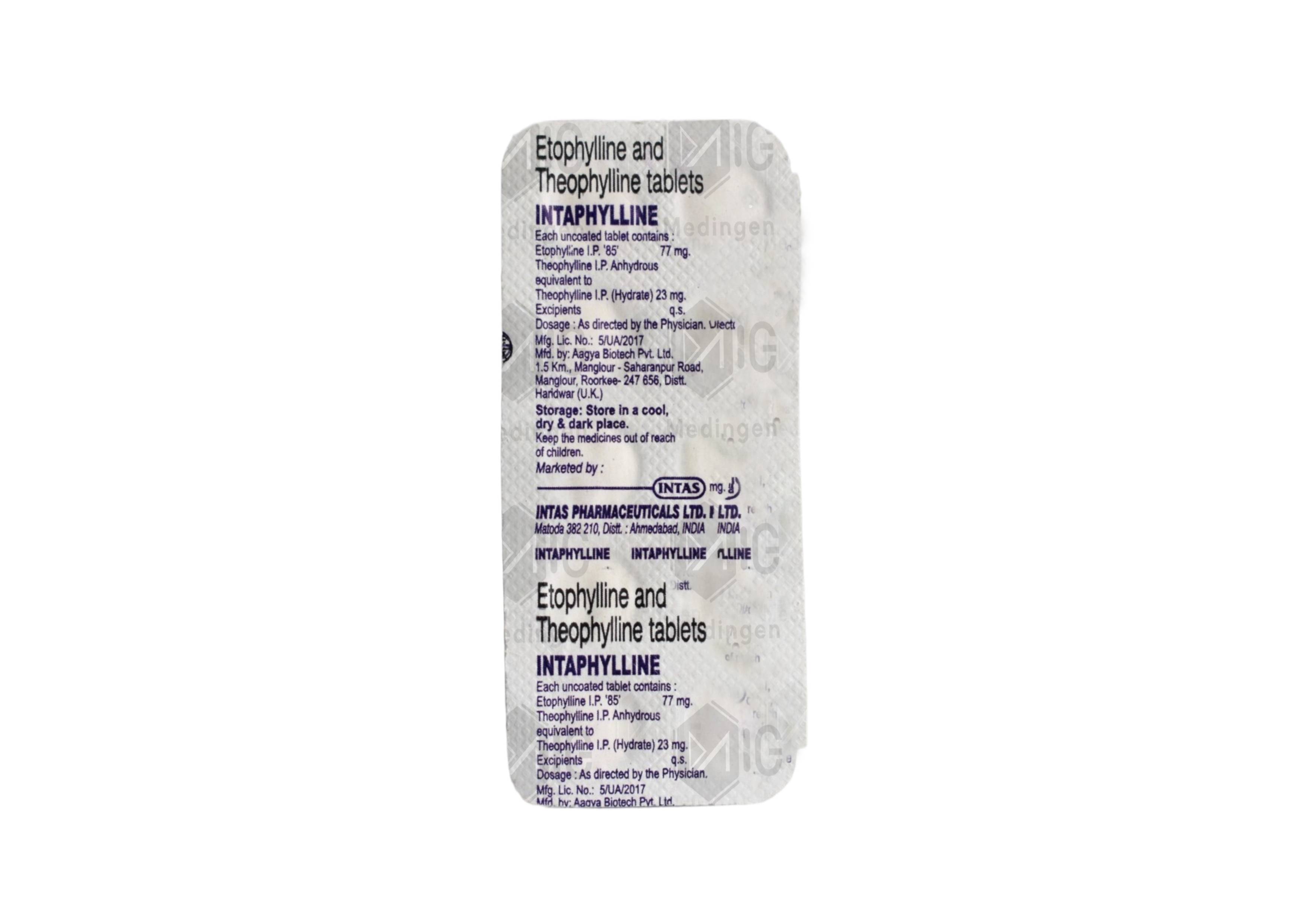 Intaphylline Tablet: Uses, Side Effects, Price & Substitutes