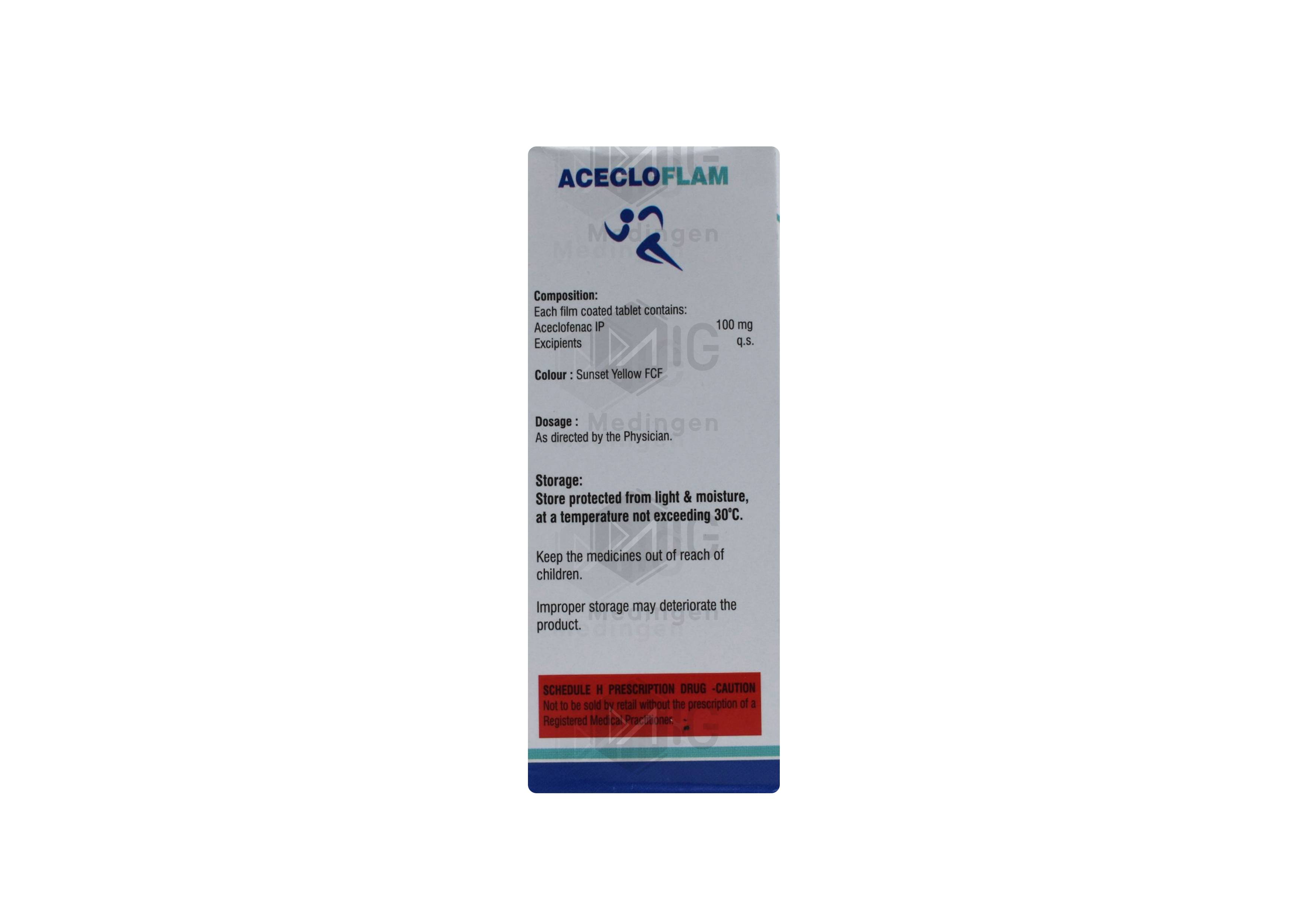 Acecloflam 100mg Tablet: View Uses, Side Effects, Price & Substitutes