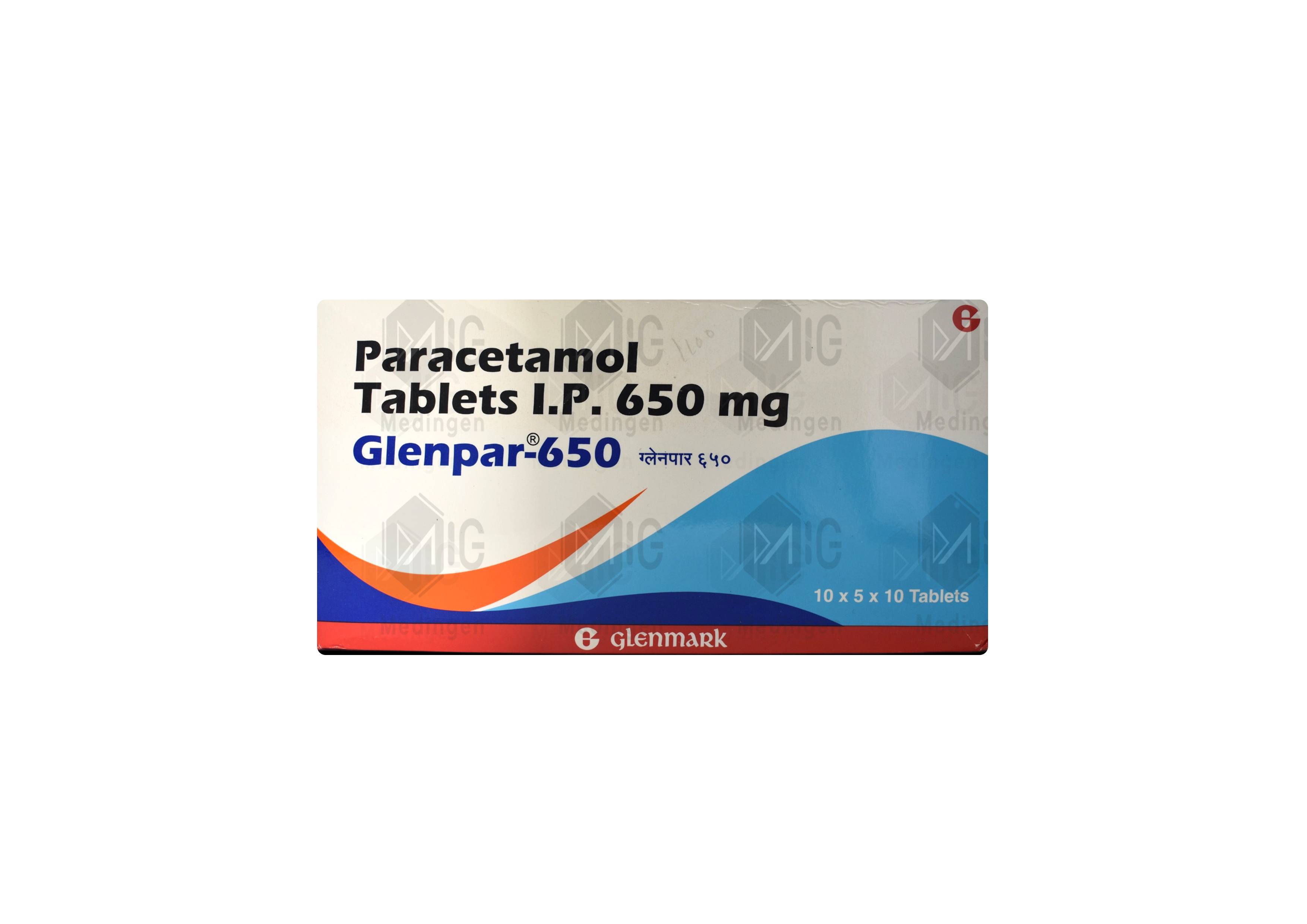 GLENPAR 650MG
