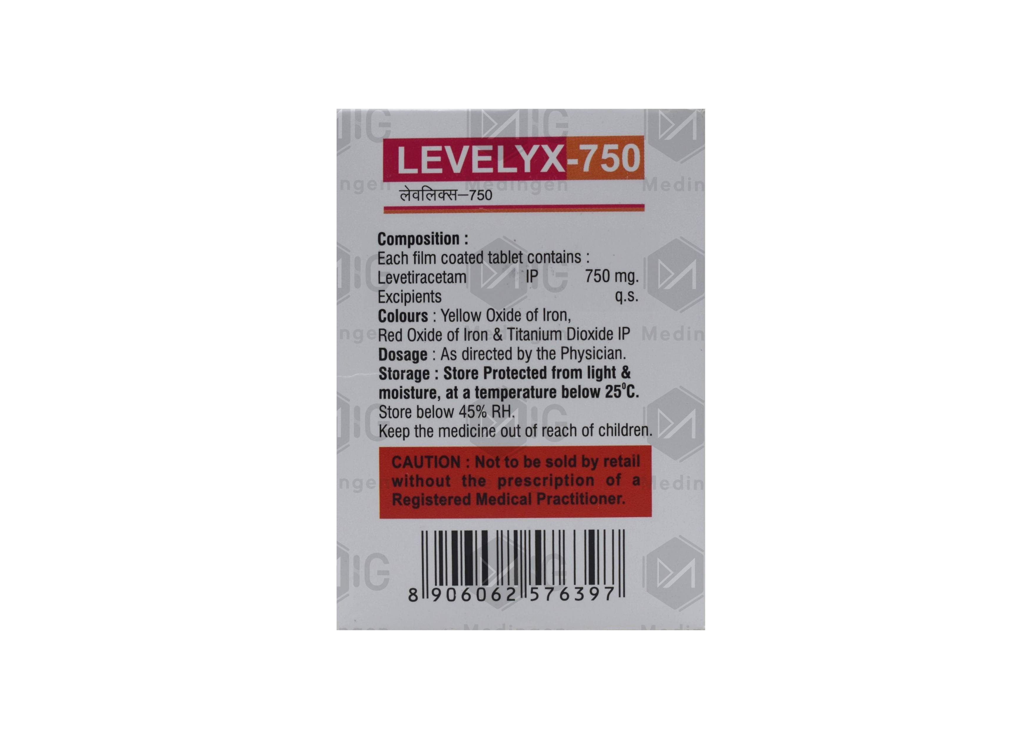 Levelyx 750mg Tablet: Uses, Side Effects, Price & Substitutes