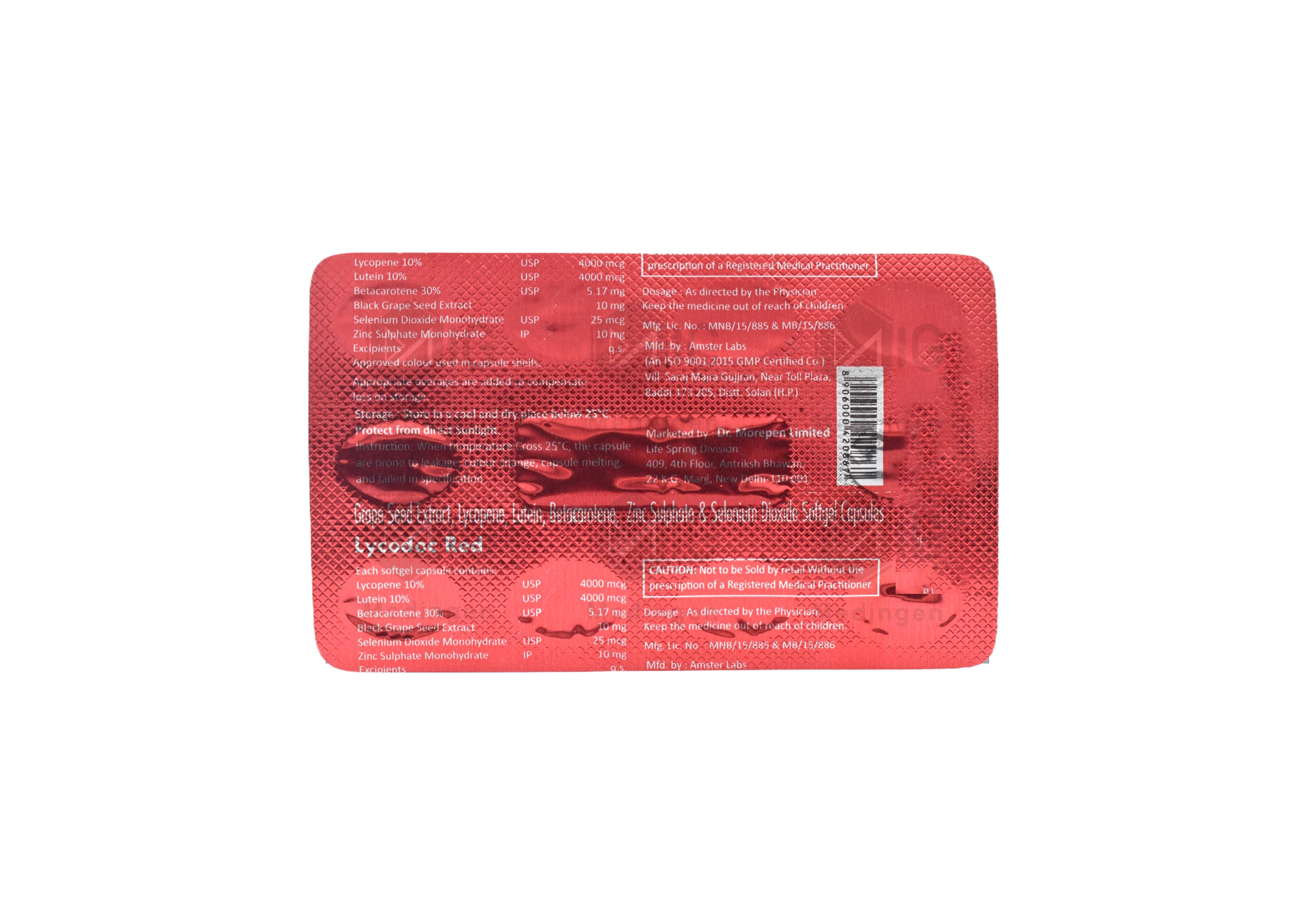 Lycodoc Red Capsule : Uses, Benefits, Price, and Side Effects