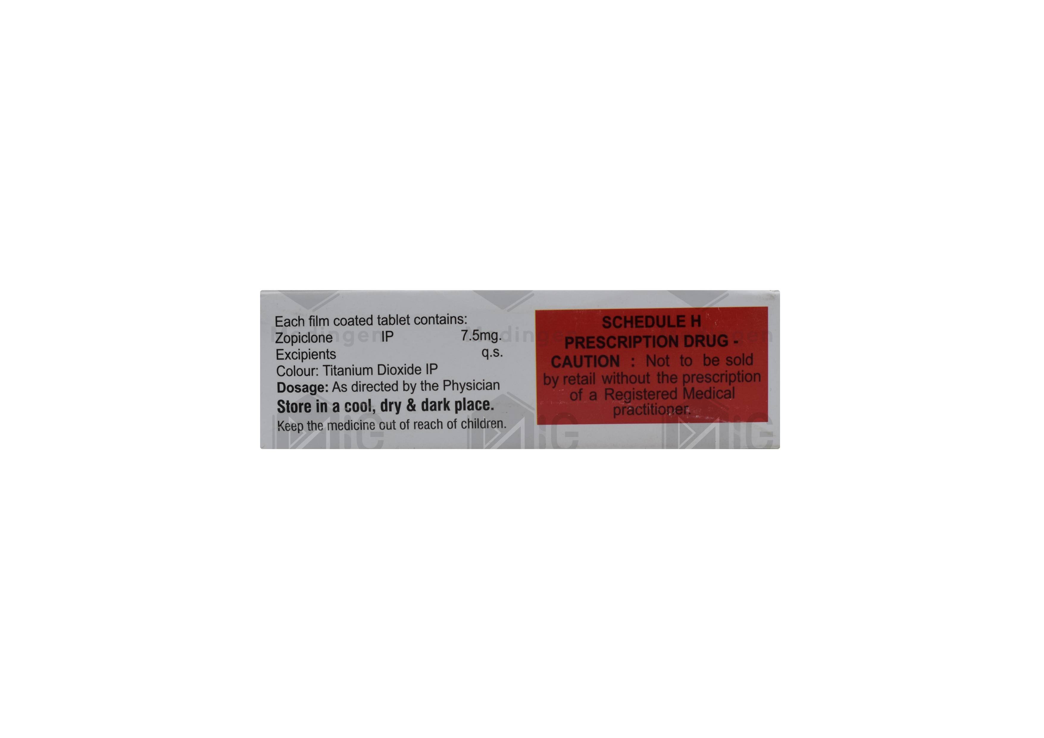 ZOPIRAX 7.5MG