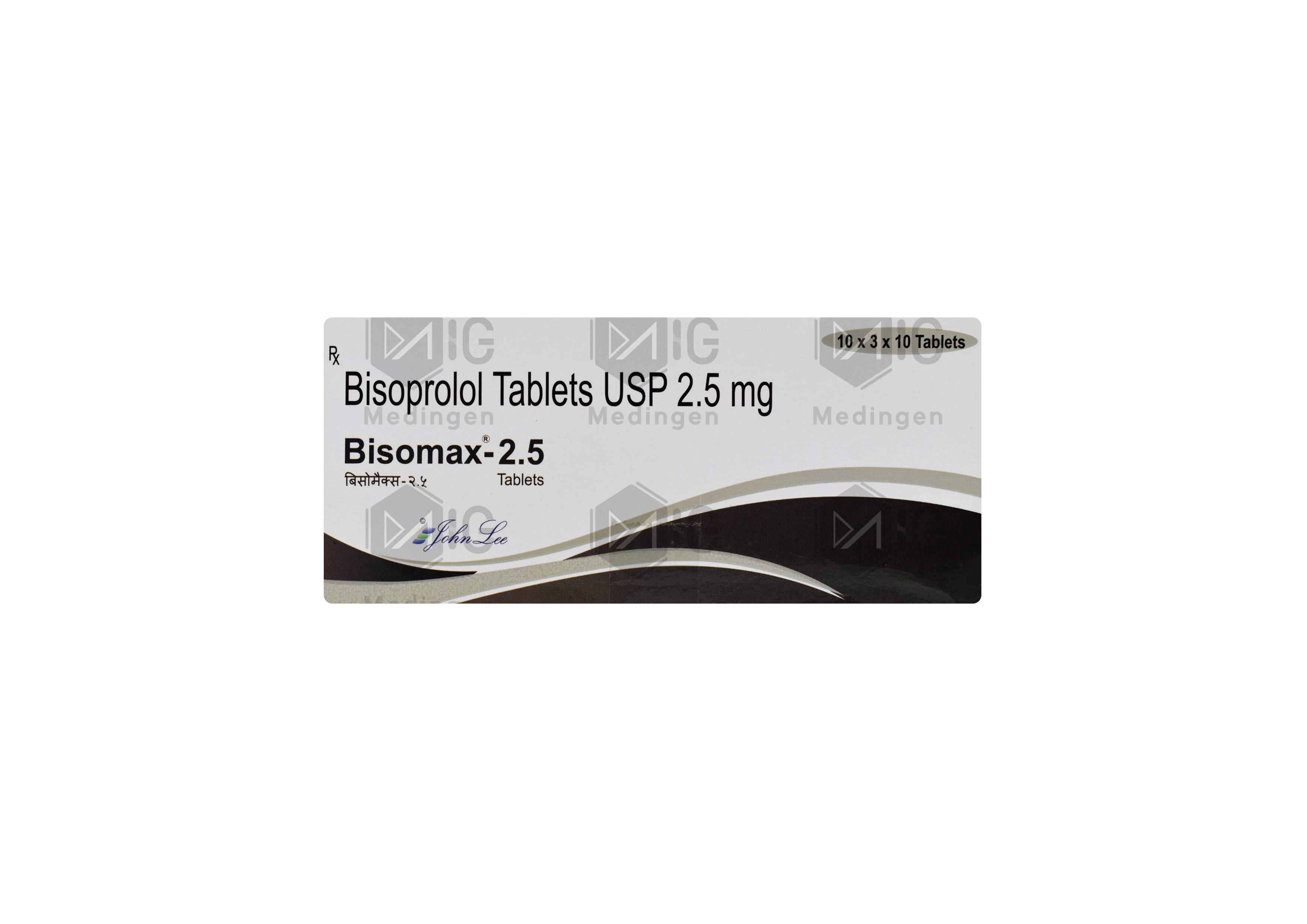 BISOMAX 2.5MG