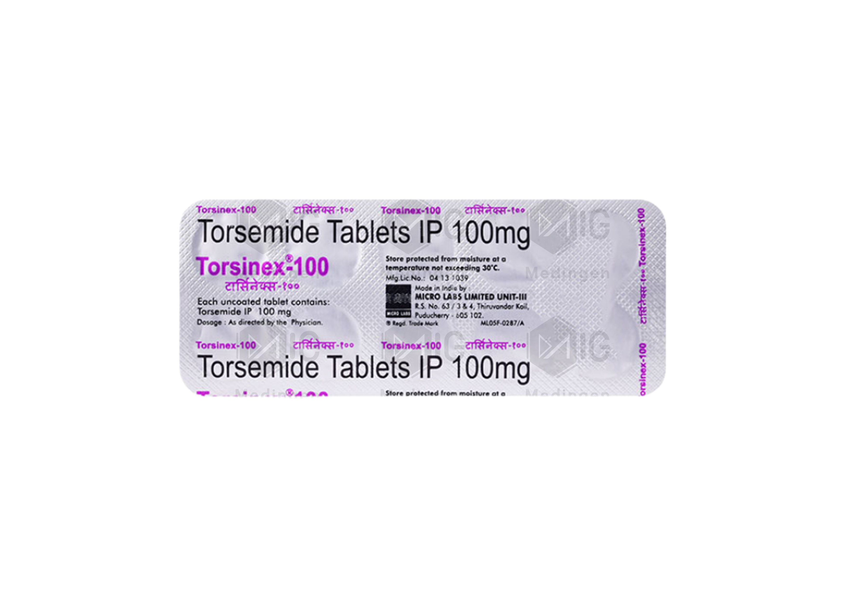 Torsinex 100mg: View Uses, Side Effects, Price & Substitutes