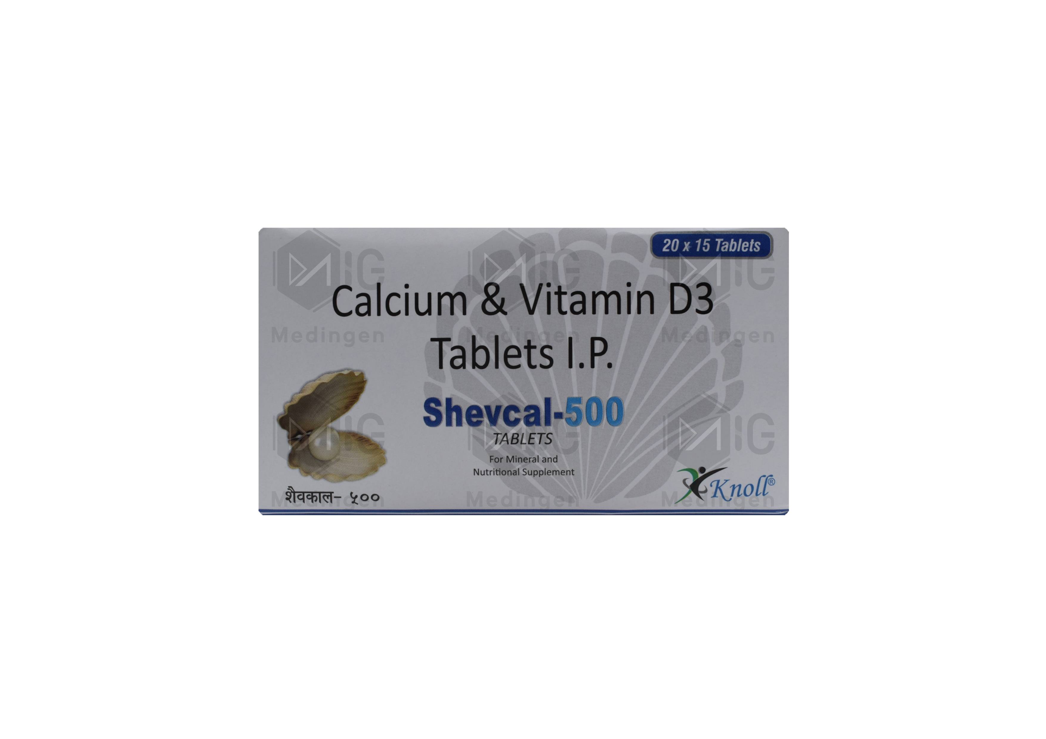SHEVCAL 500MG