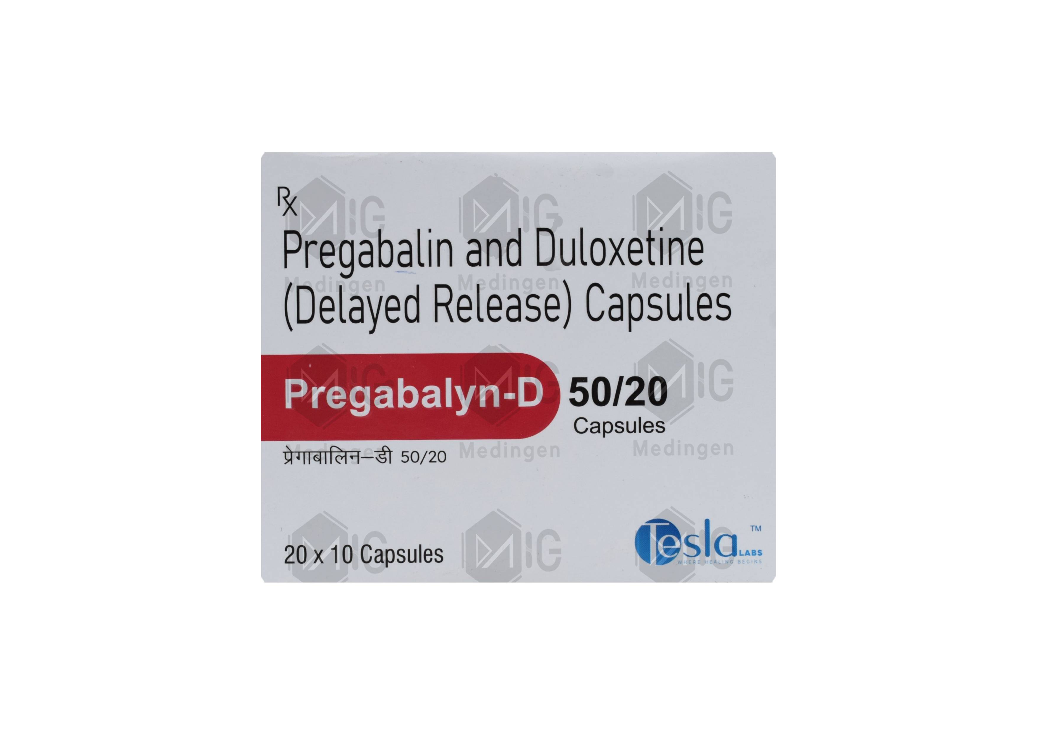 PREGABALYN D 50/20