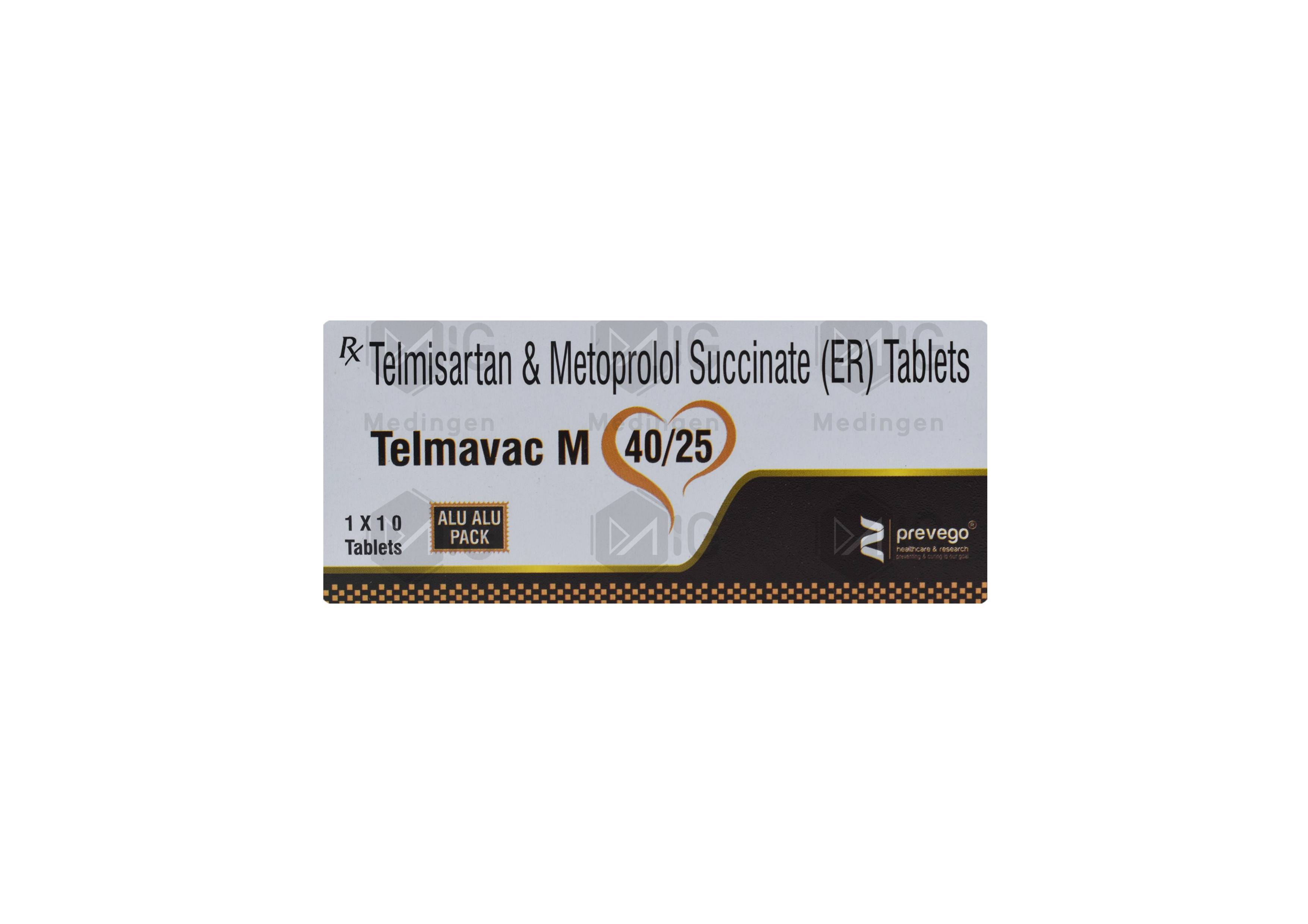 Telmikind Beta 25mg Tablet: Uses, Side Effects, Price & Substitutes