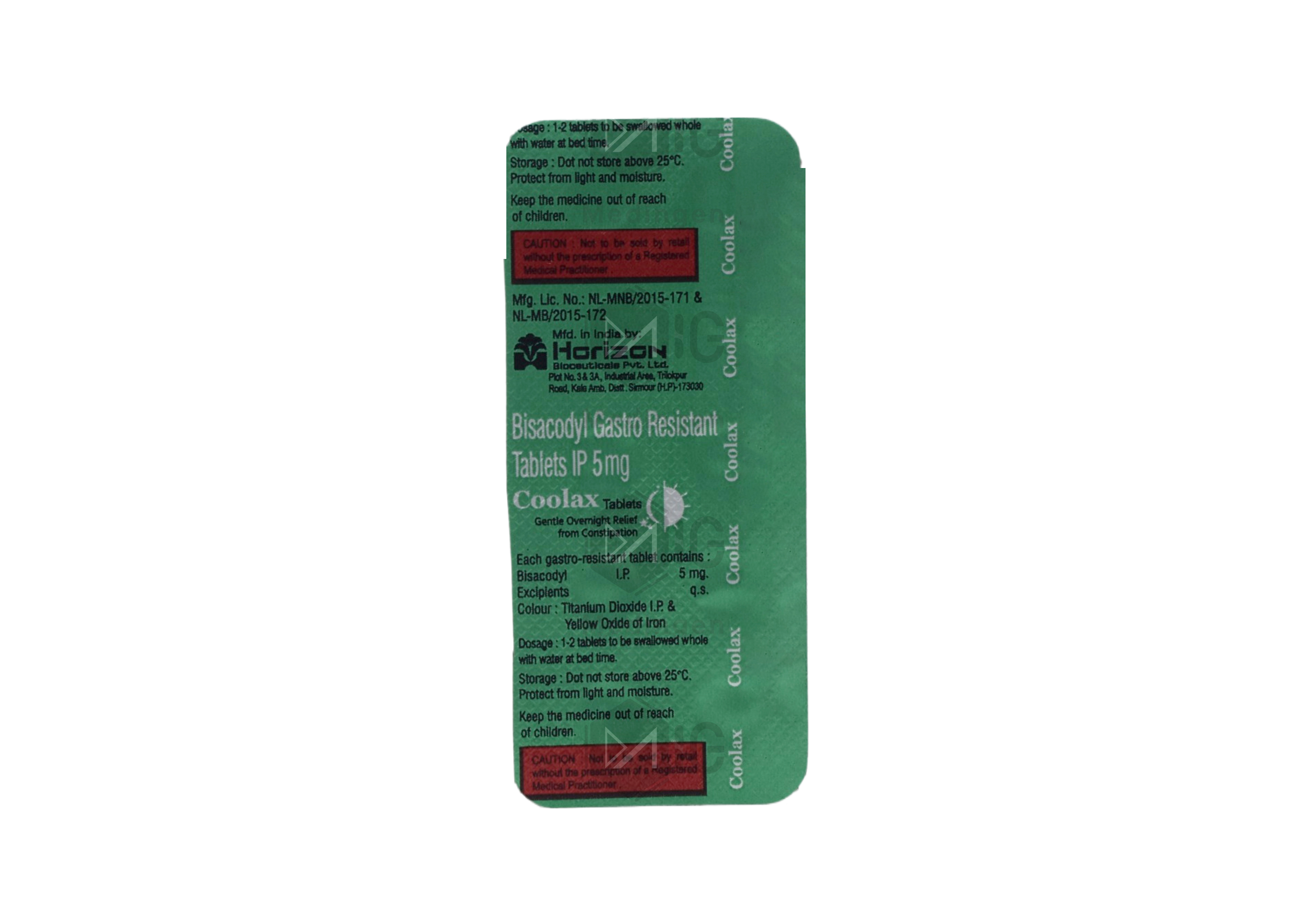 Coolax 5mg Tablet: Uses, Price, Side Effects, and Substitutes