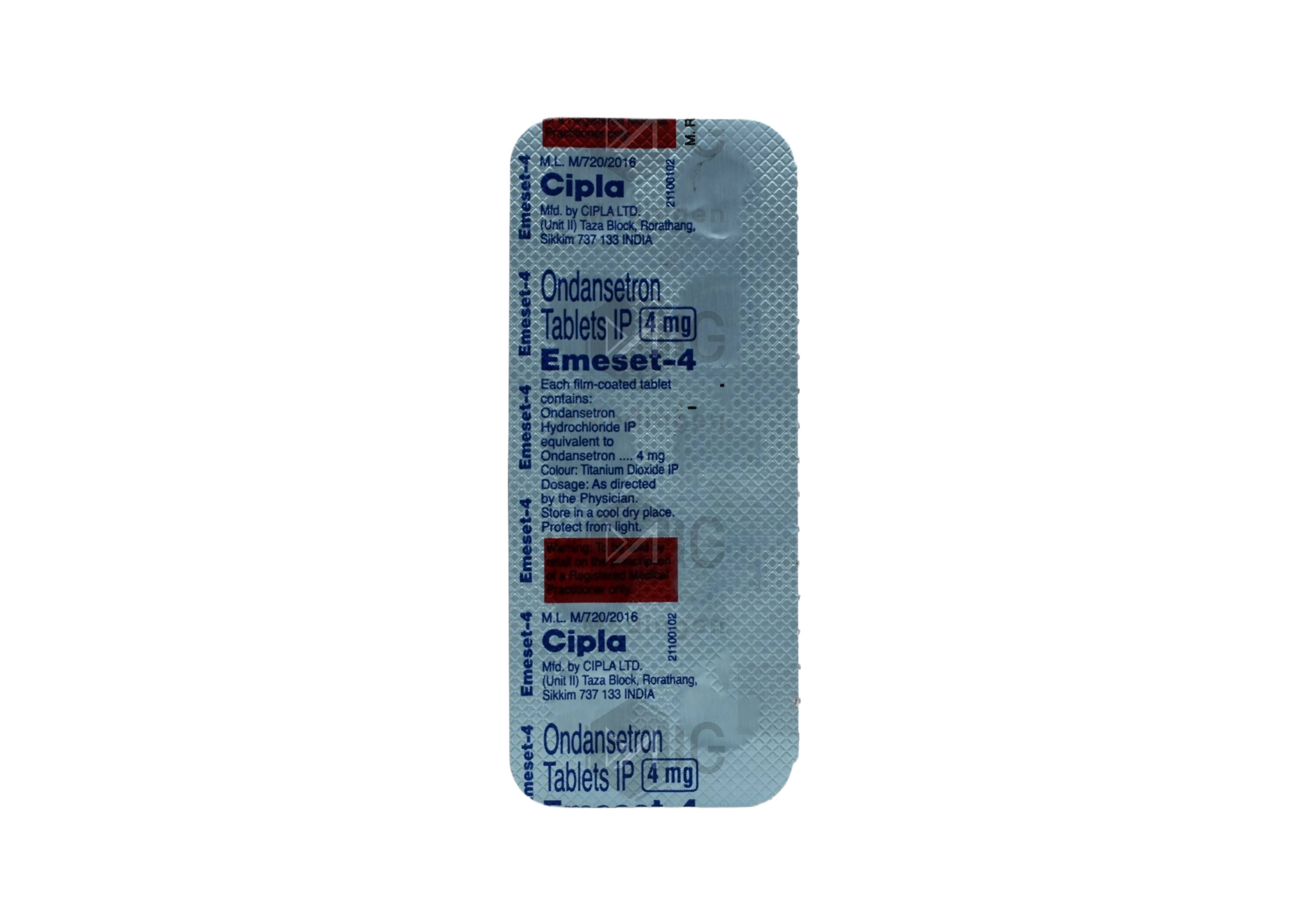 EMESET 4MG