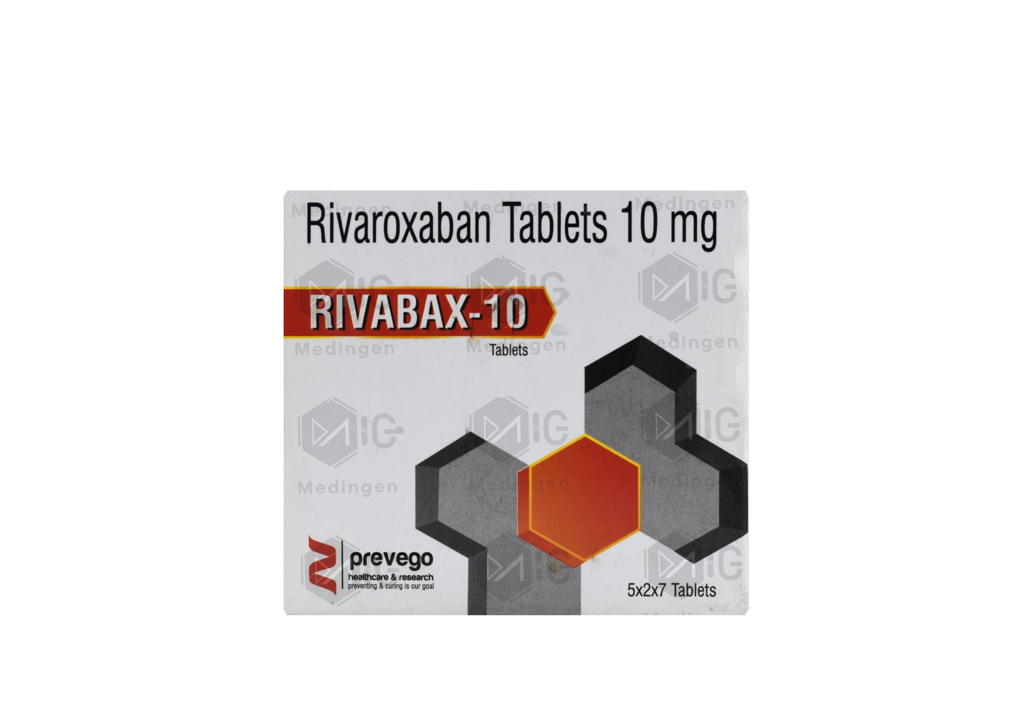 Rivabax 10mgTablet: View Uses, Side Effects, Price and Substitutes