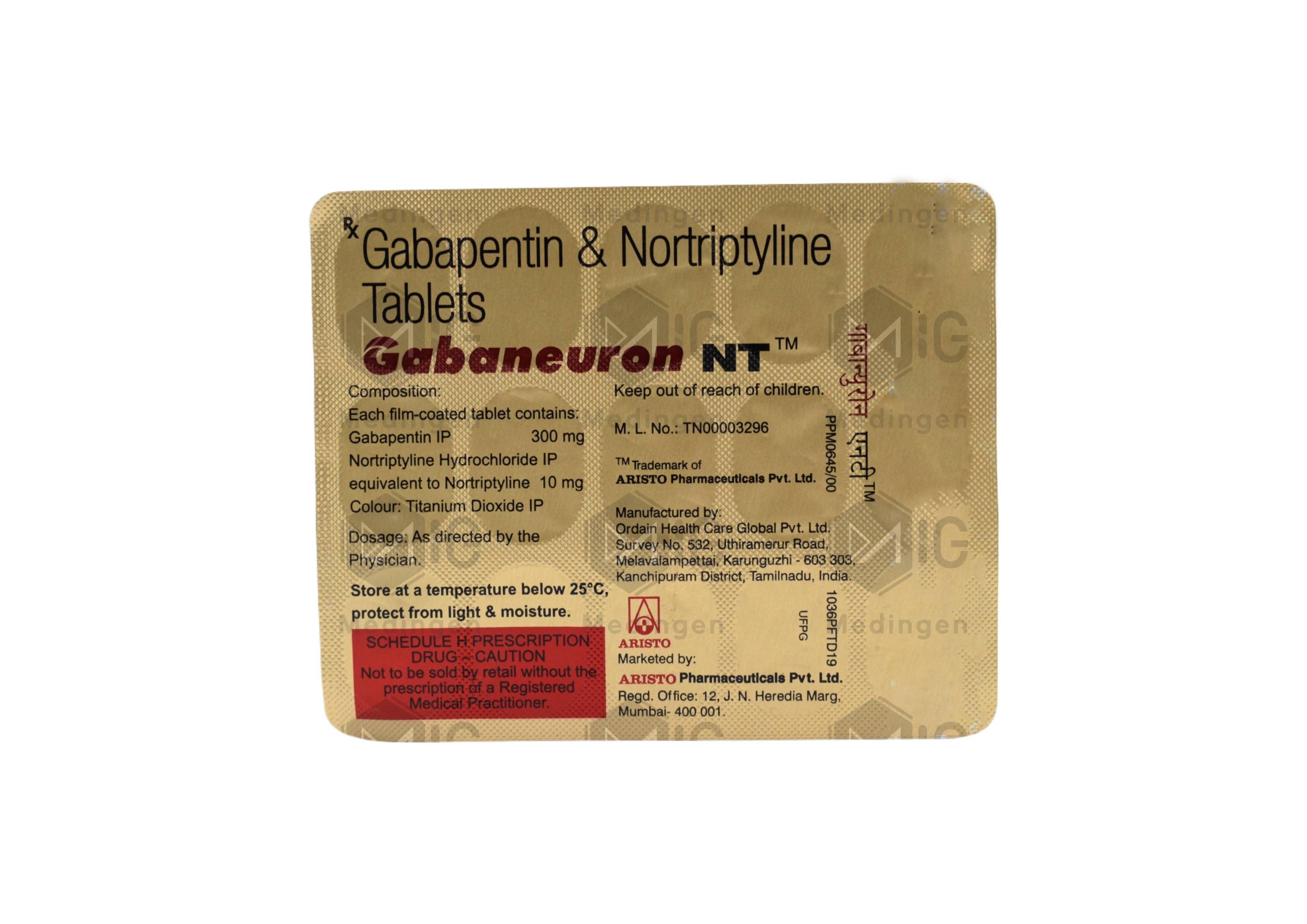 Gabaneuron NT Tablet: Uses, Side Effects, Price & Substitutes