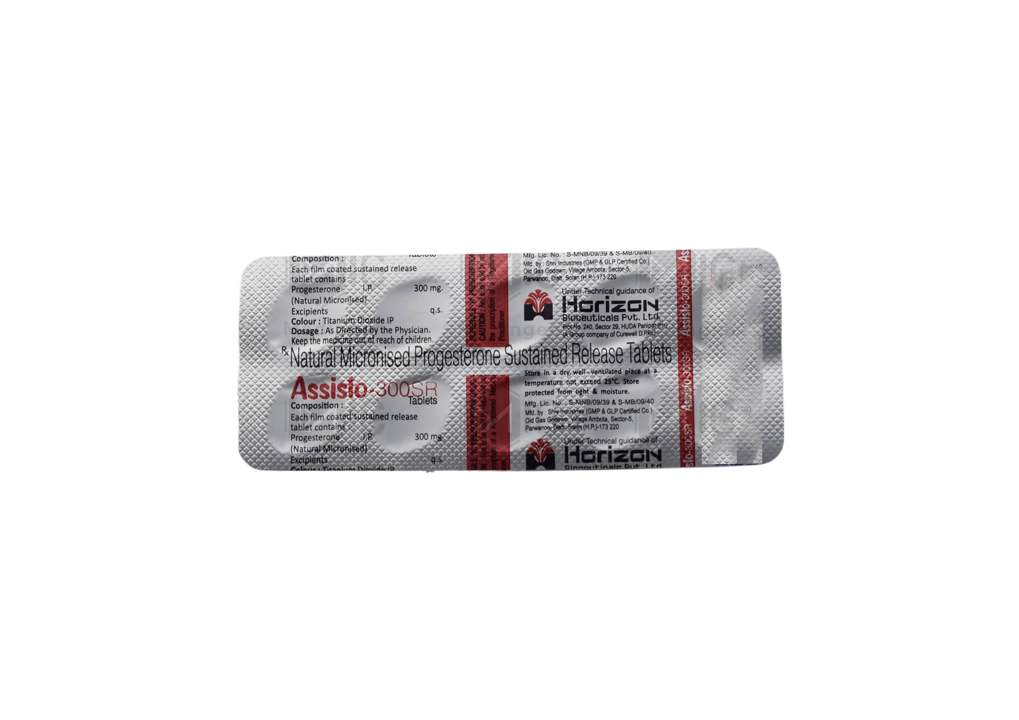 Assisto 300 SR : Uses, Benefits, Side Effects & Price