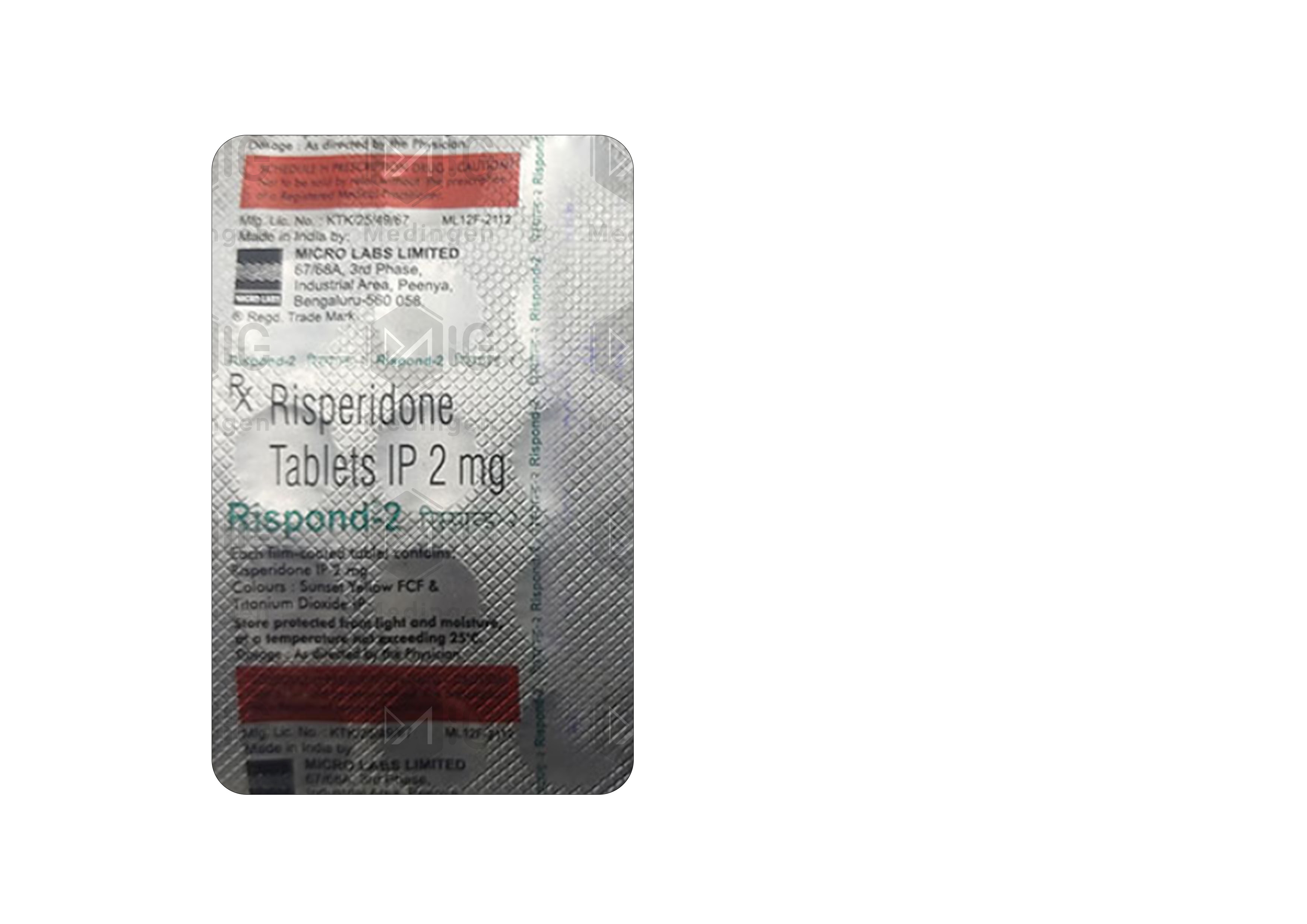Rispond 2mg 15's: View Uses, Side Effects, Price & Substitutes
