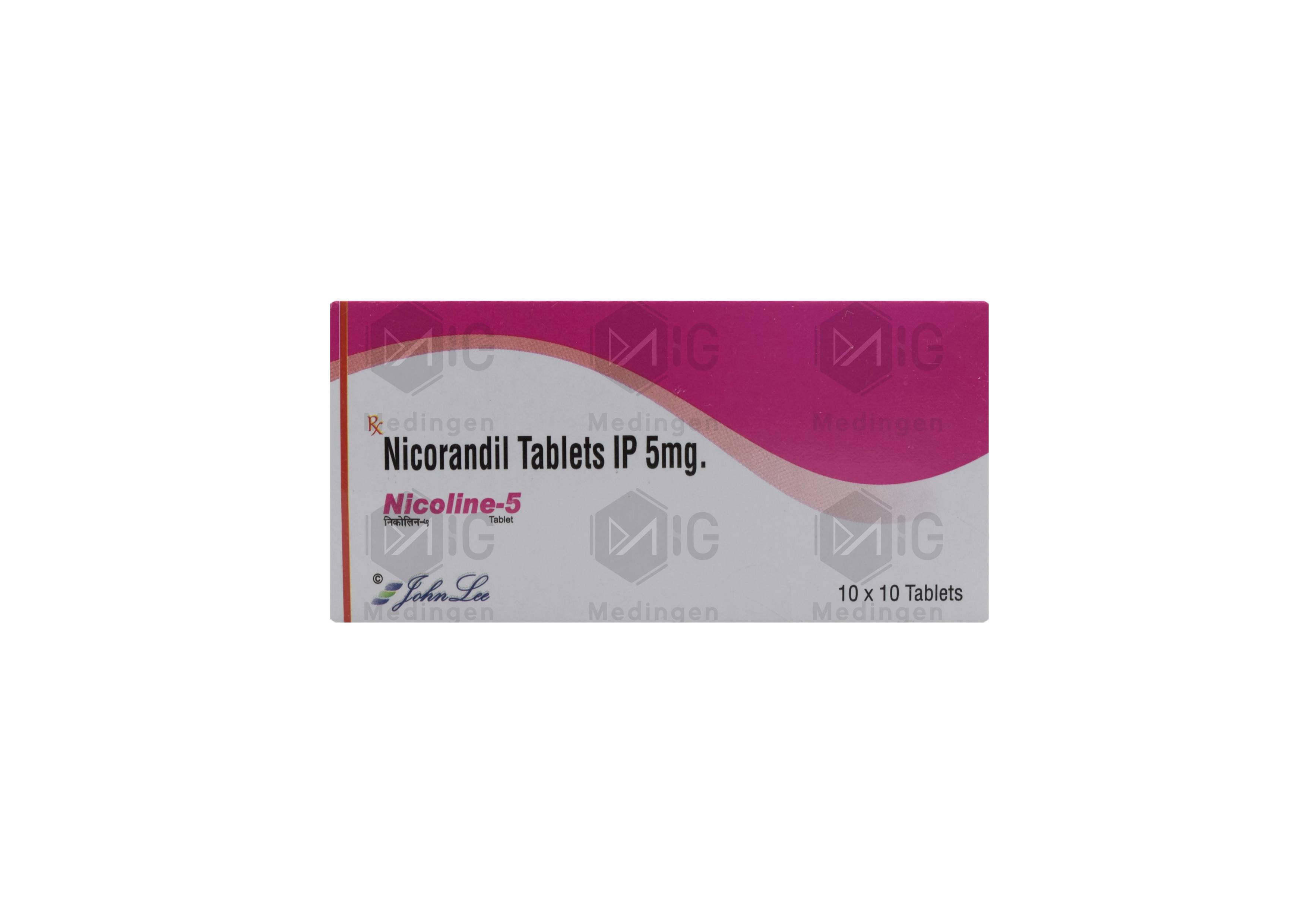 Nikoran 5mg Tablet: View Uses, Side Effects, Price & Substitutes