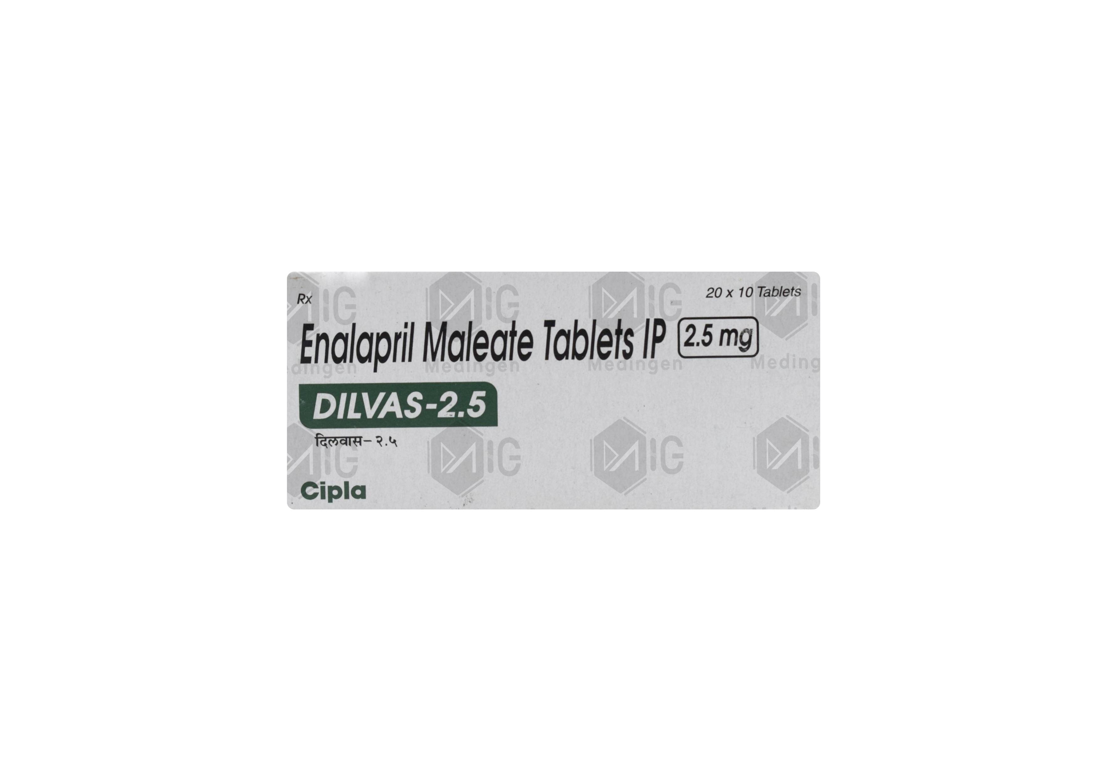 DILVAS 2.5MG