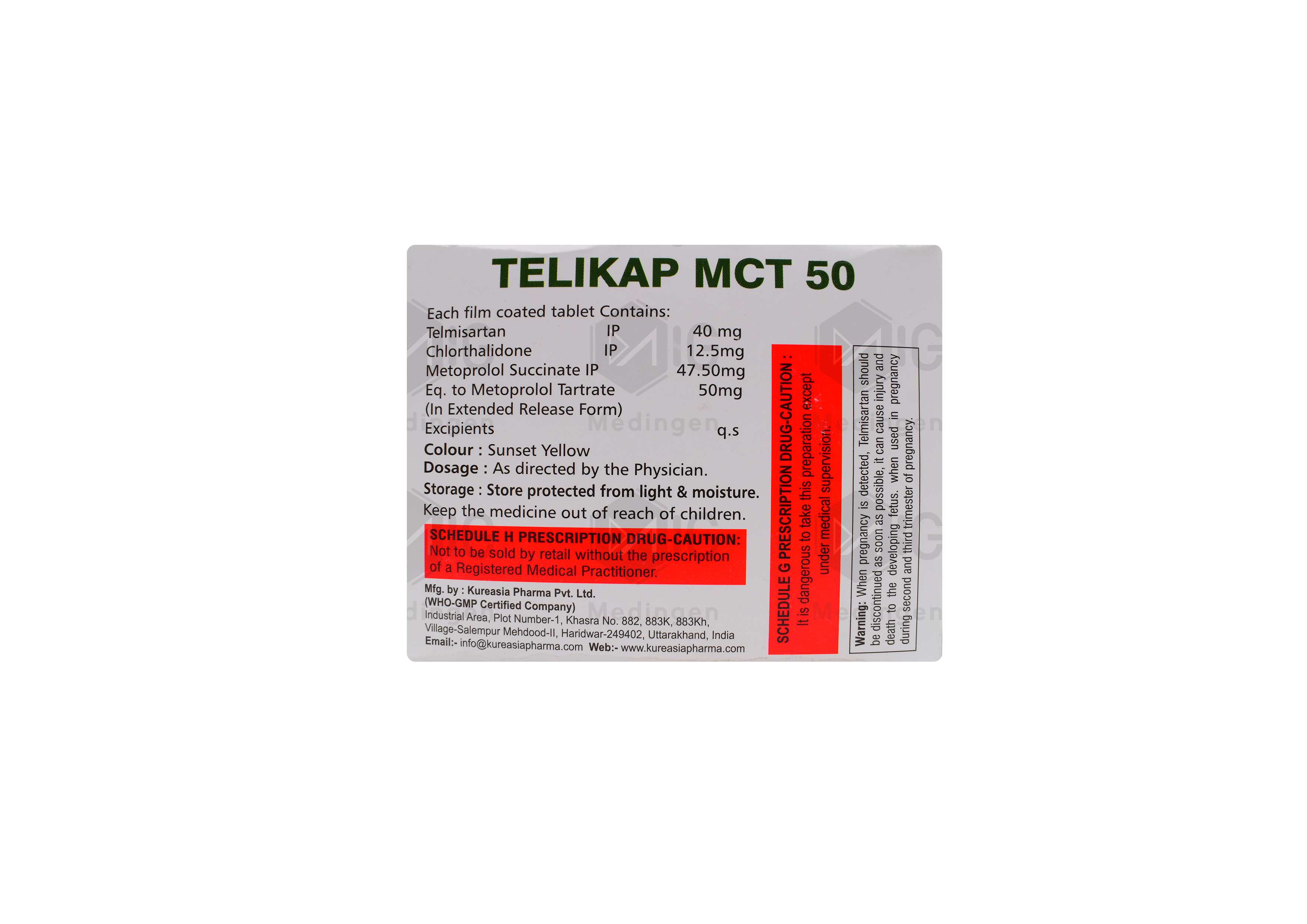 TELIKAP MCT 50MG