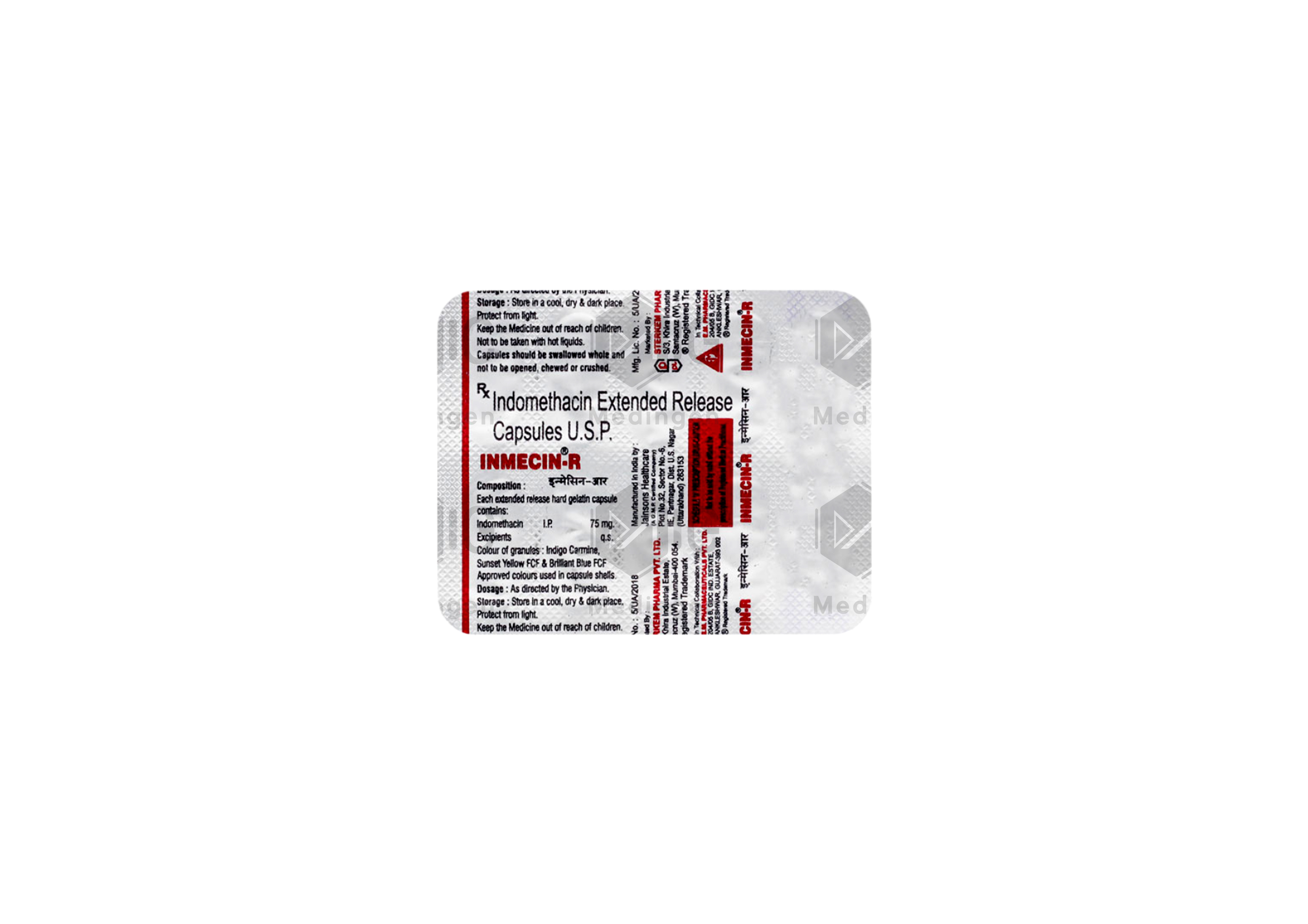 Inmecin R Tablet Inmecin R 75mg: View Uses, Side Effects, Price & Substitutes