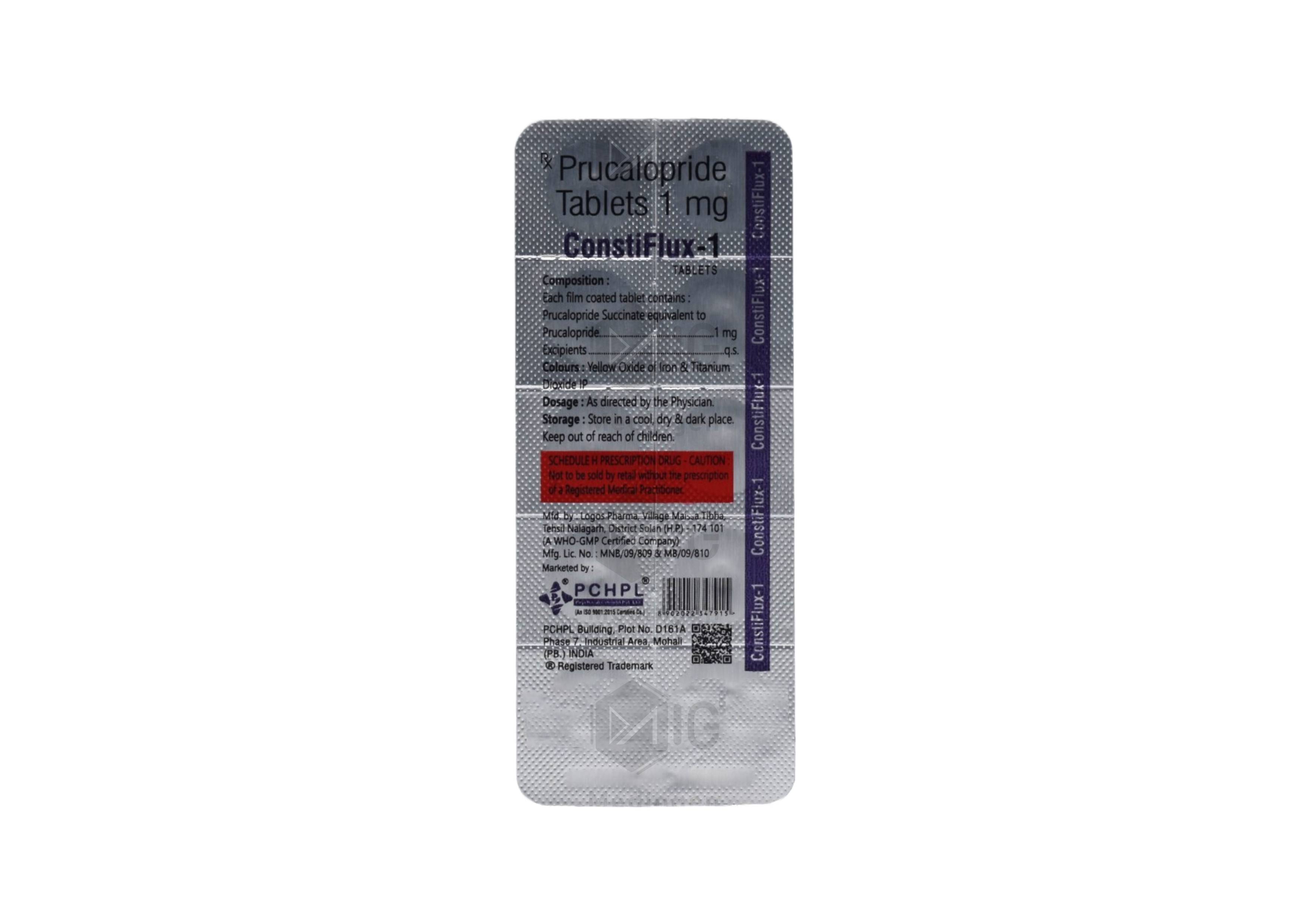 Constiflux 1 Tablet: View Uses, Side Effects, Price and Substitutes