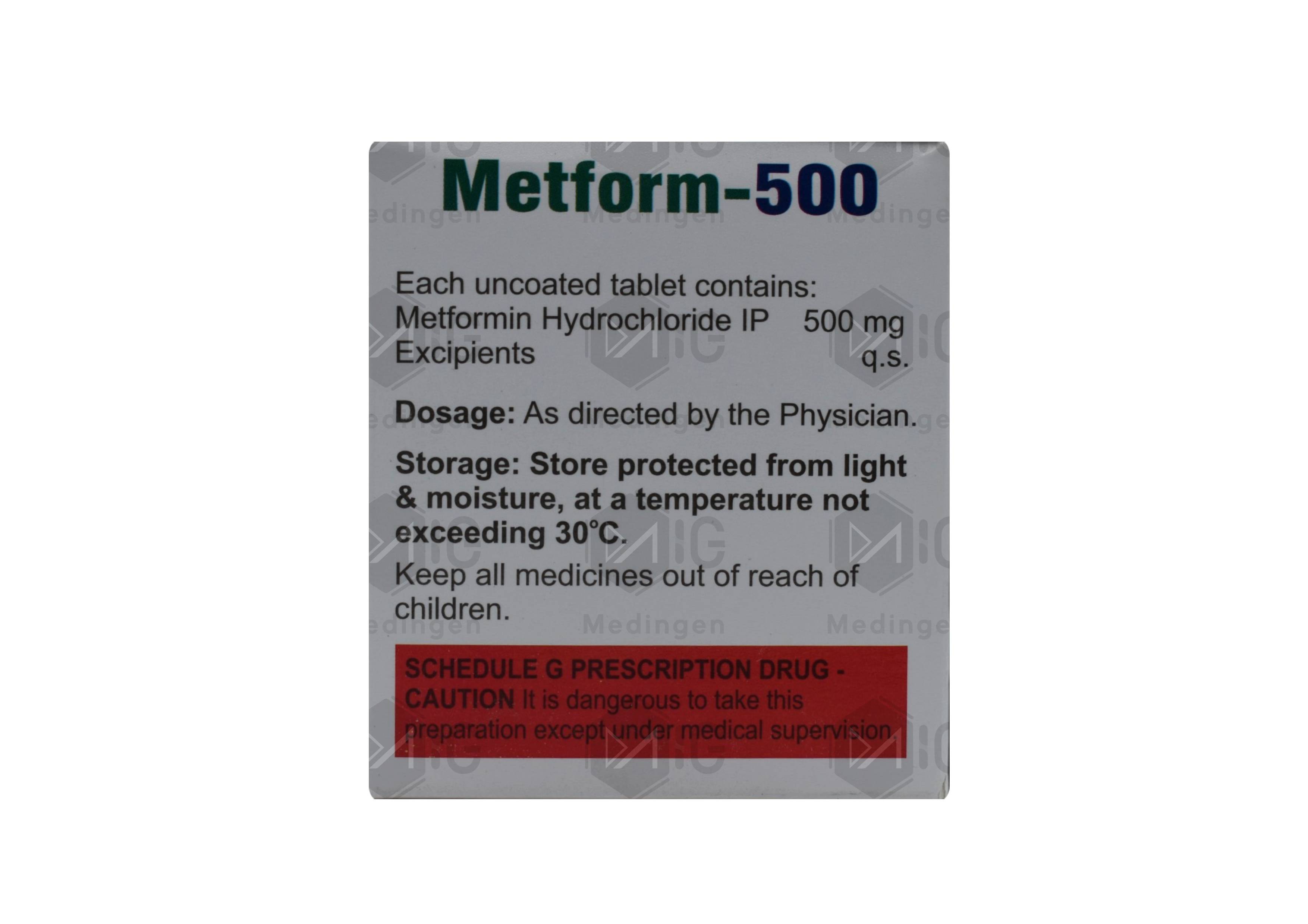 Metform 500mg Tablet: Uses, Side Effects, Price & Substitutes