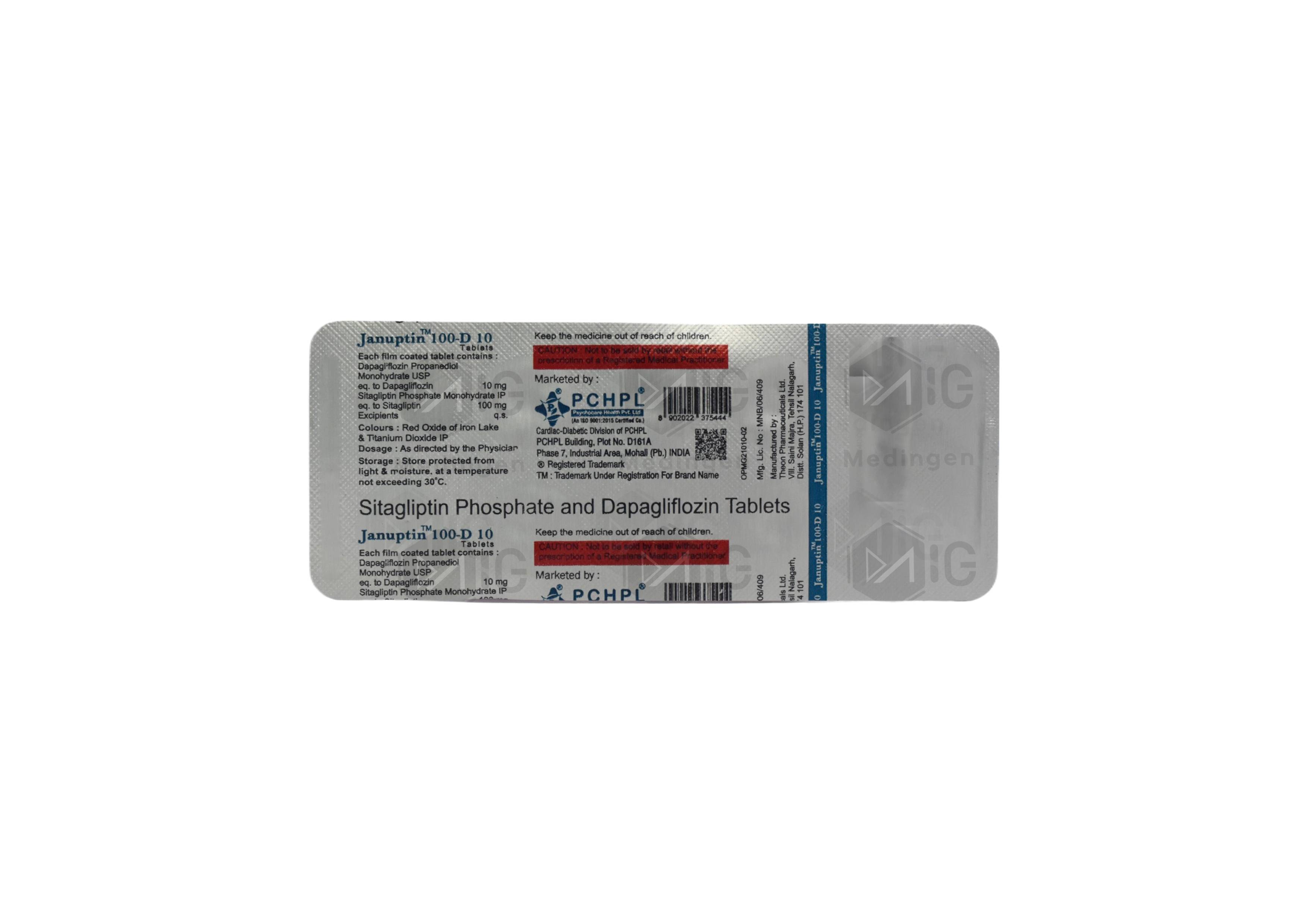 Januptin 100-D 10 Tablet: Uses, Price, Side Effects, and Substitutes