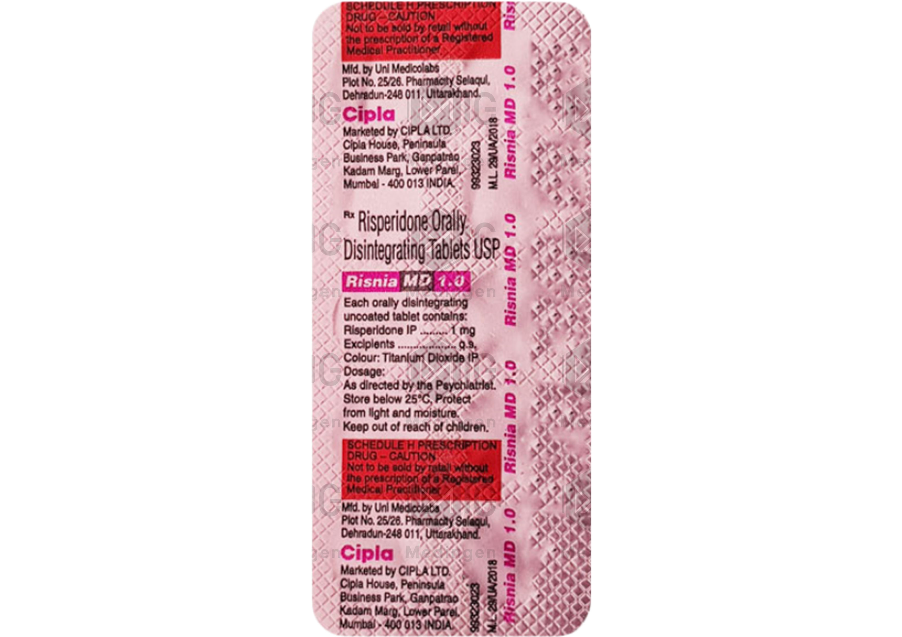 Risnia MD 1.0: View Uses, Side Effects, Price & Substitutes
