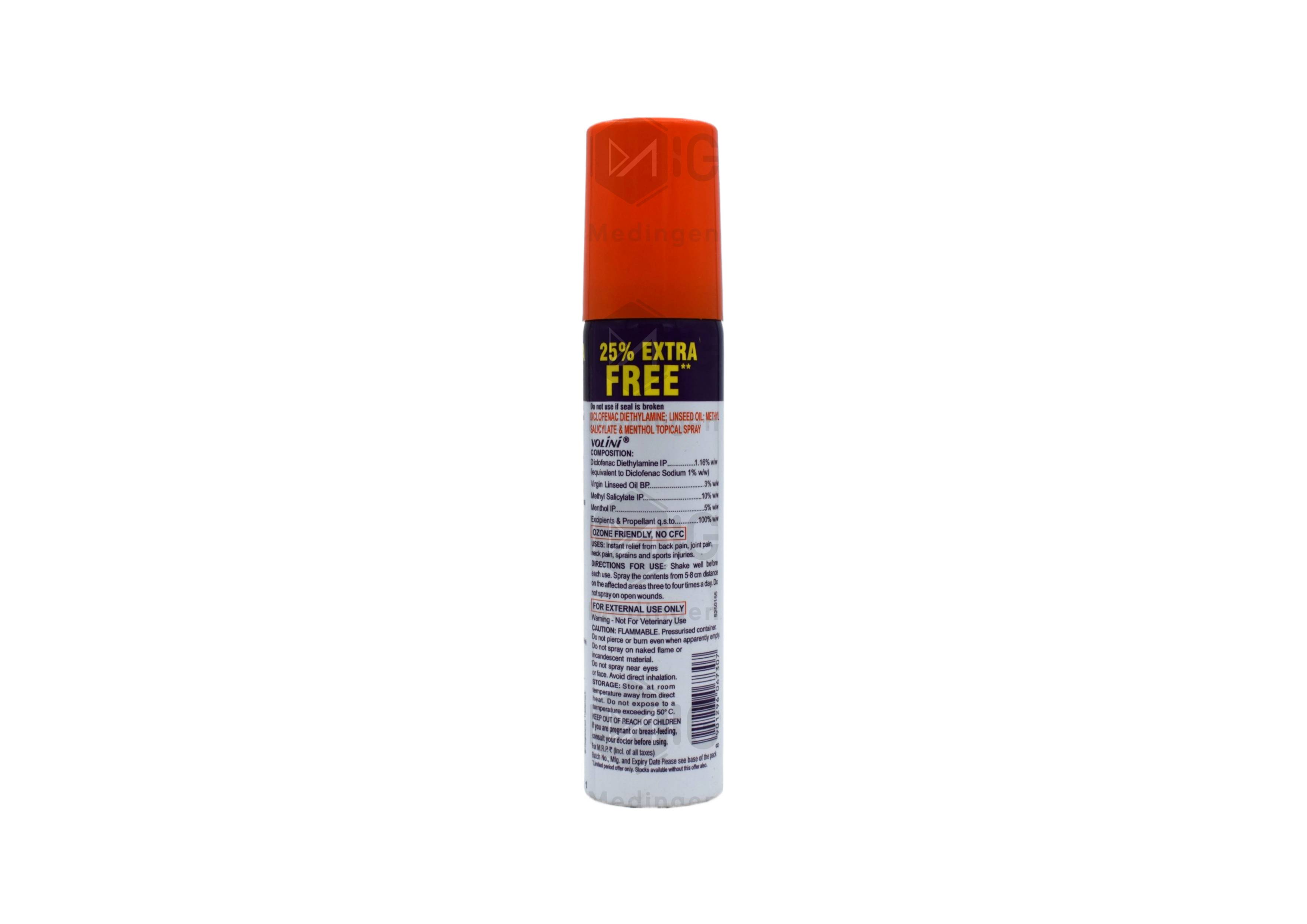 Volini Spray : View Uses, Side Effects, Price & Substitutes