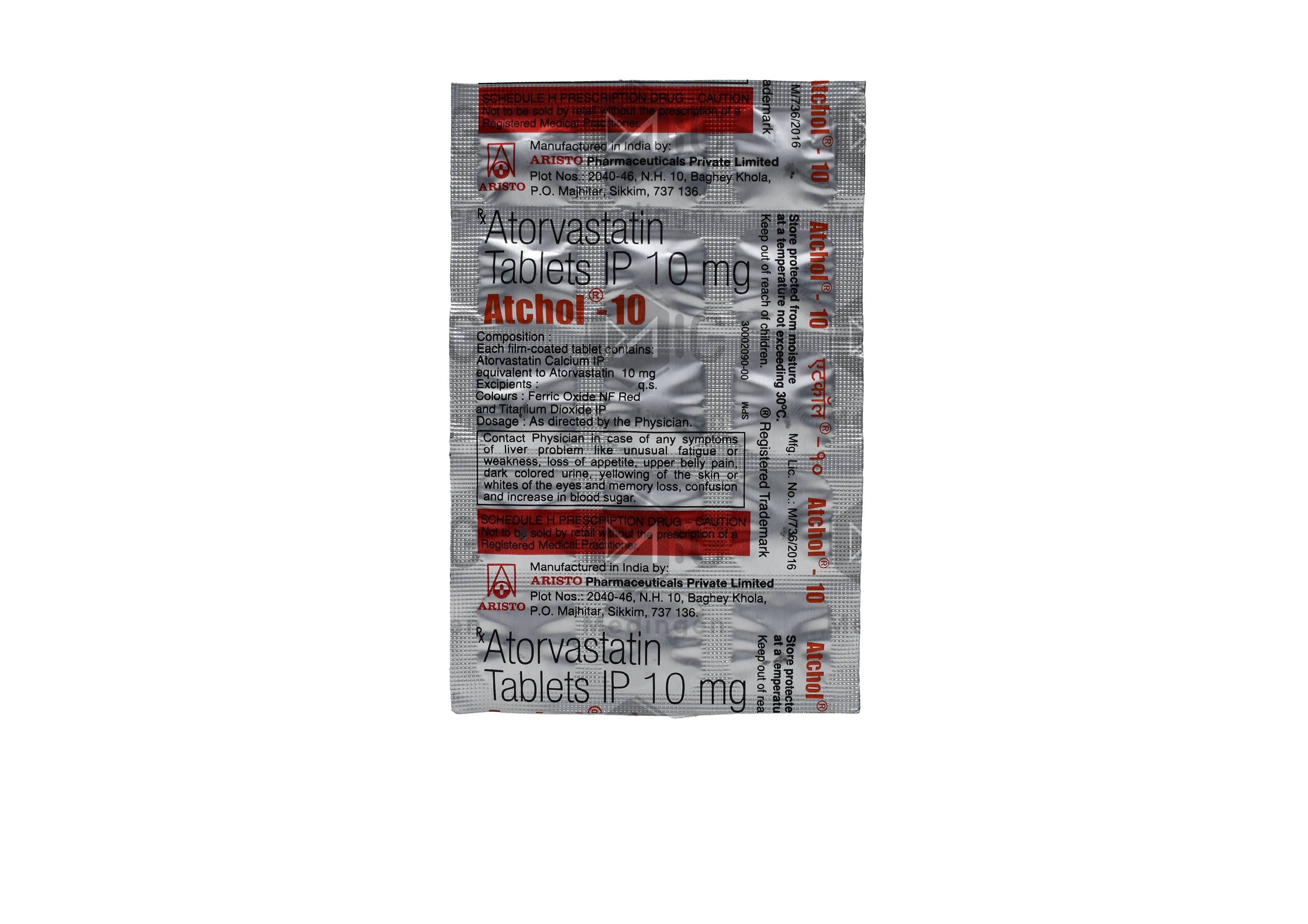 ATCHOL 10MG