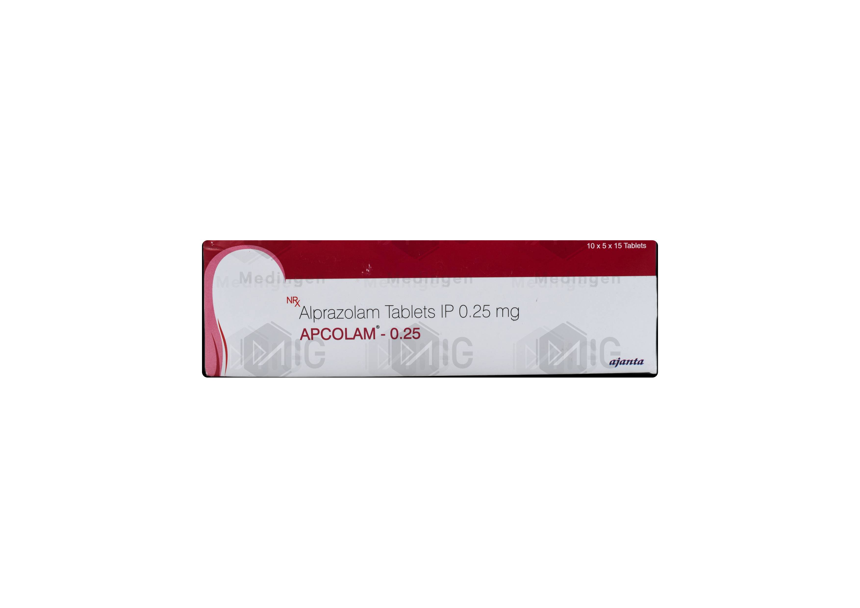 APCOLAM 0.25MG