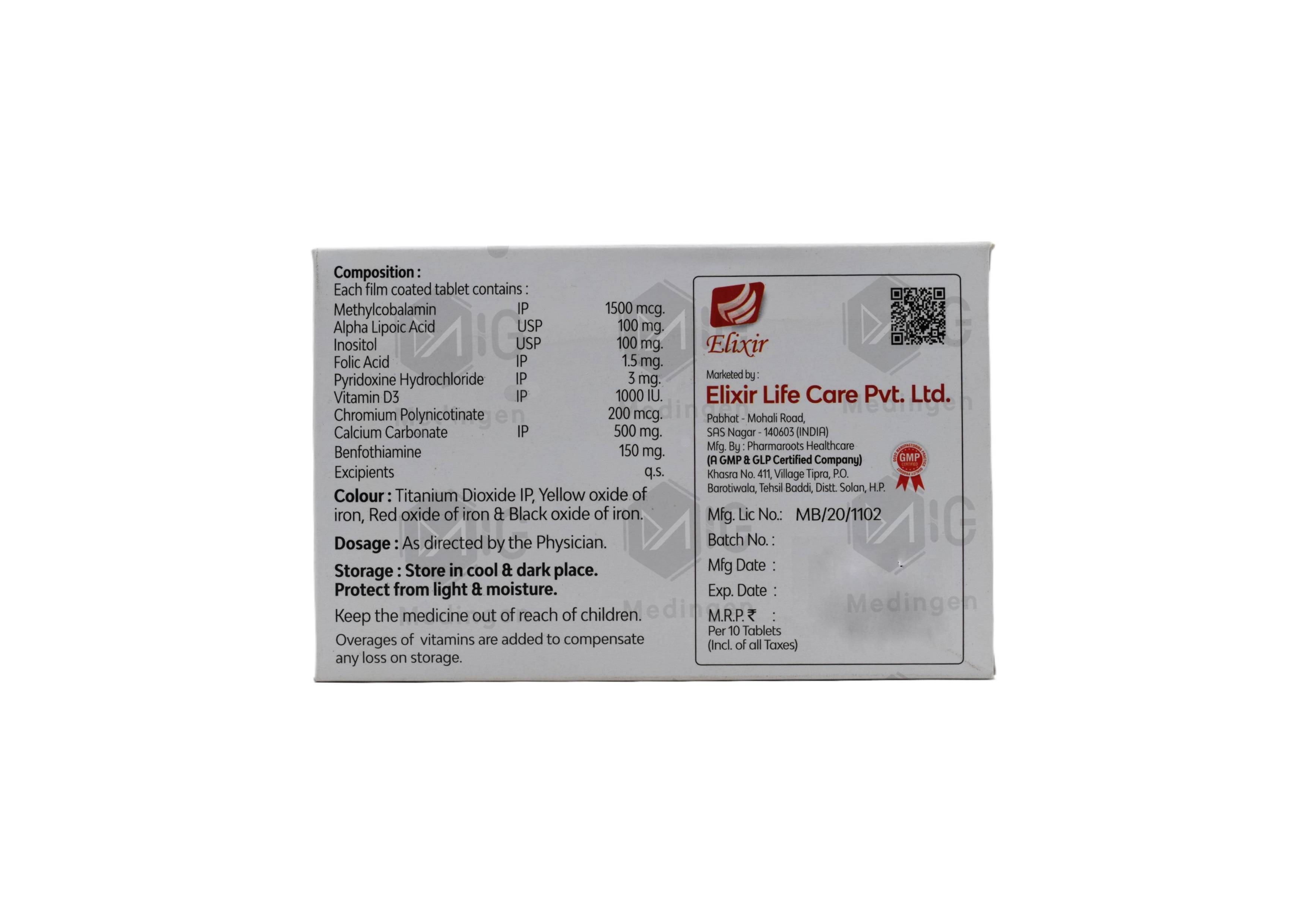 Neurolix Forte tablets: View Uses, Side Effects, Price & Substitutes