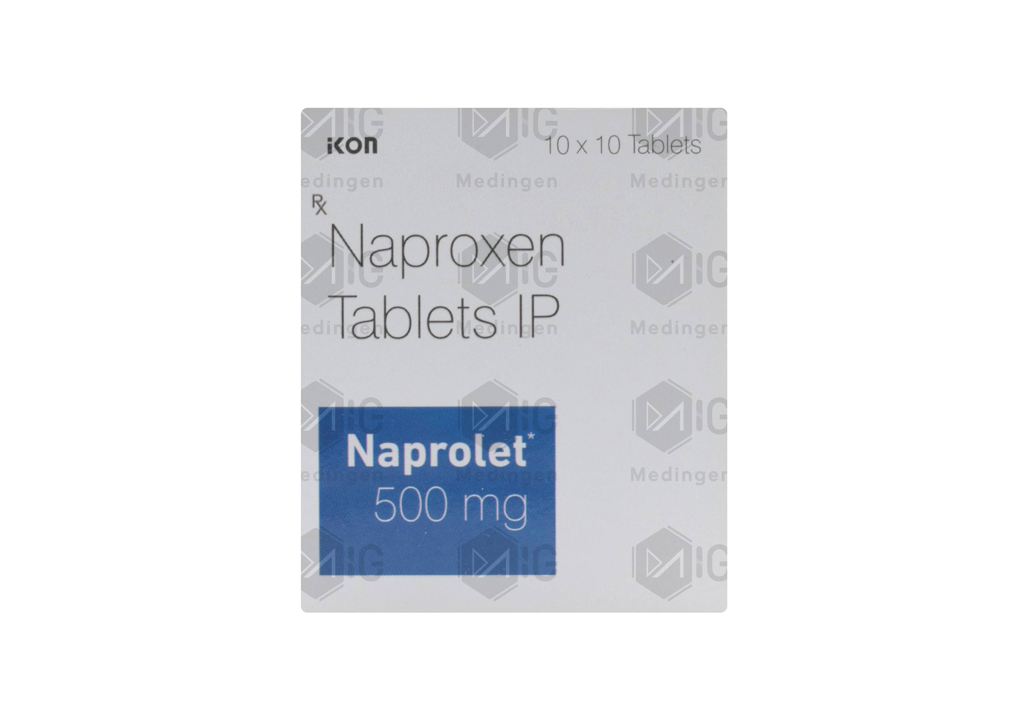 Naprolet 500mg Tablet: View Uses, Side Effects, Price and Substitutes