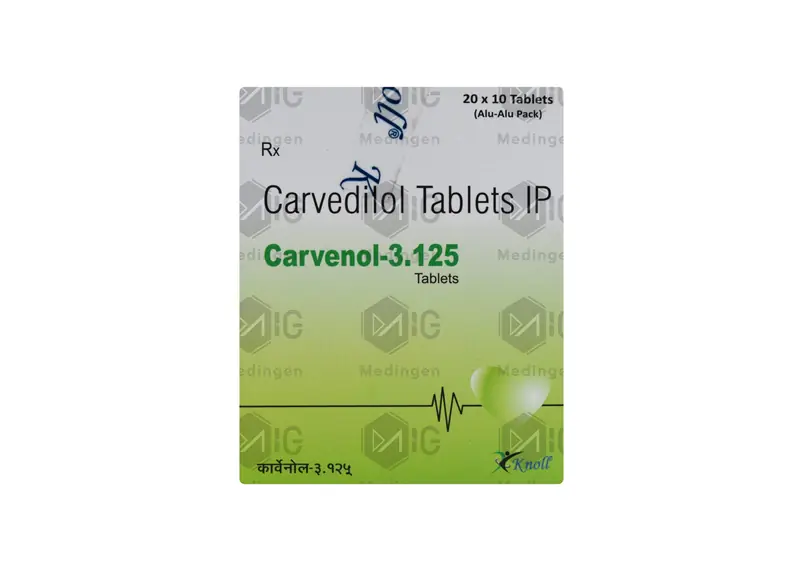 CARVENOL 3.125MG